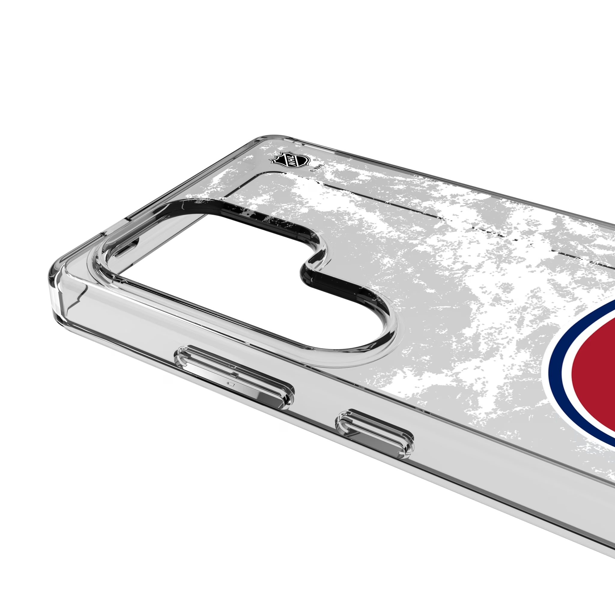 Montreal Canadiens Ice Stripe Galaxy Clear Phone Case for Samsung Galaxy - Detail