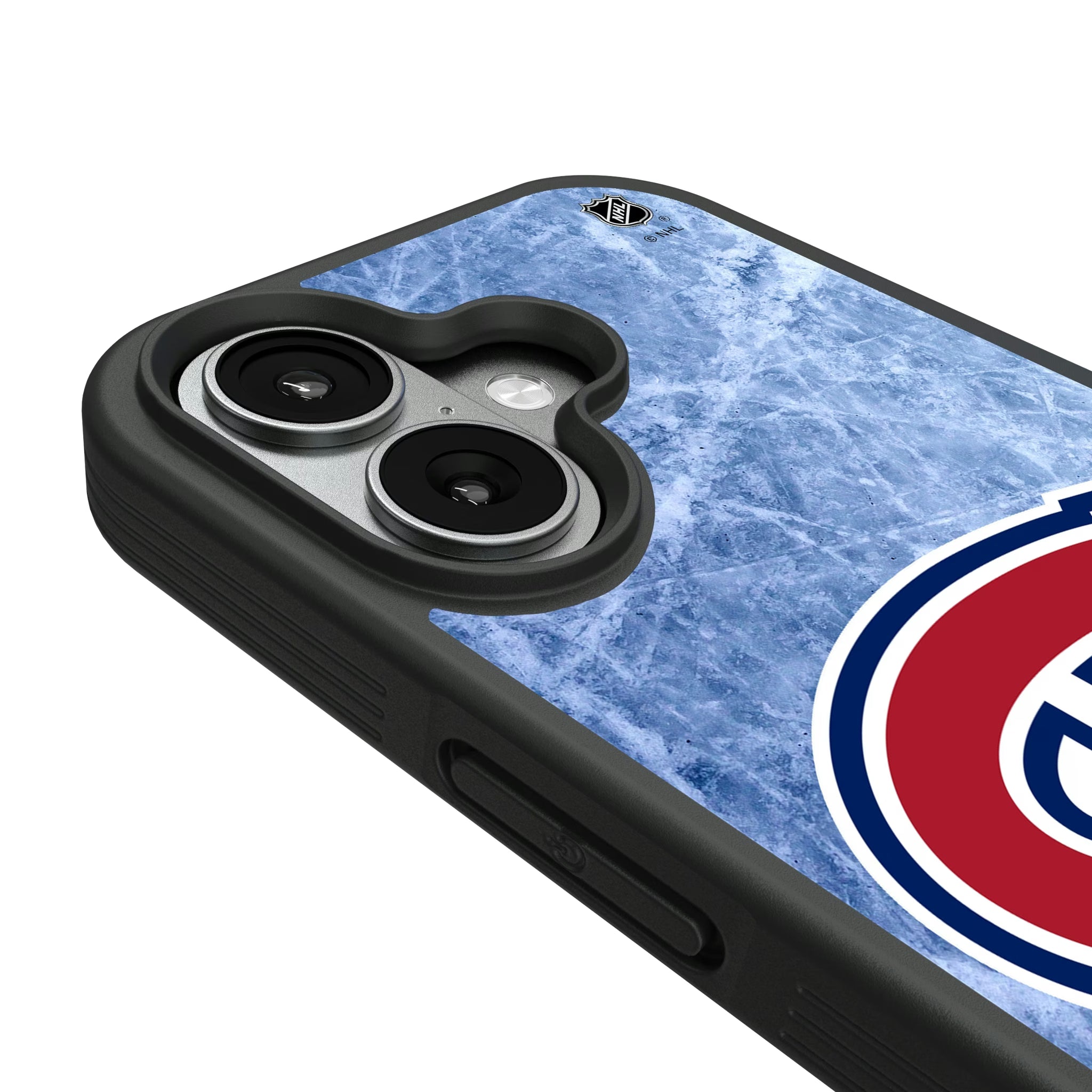 Montreal Canadiens Ice Wordmark iPhone Bump Phone Case for Apple iPhone - Detail#Device_iPhone 17