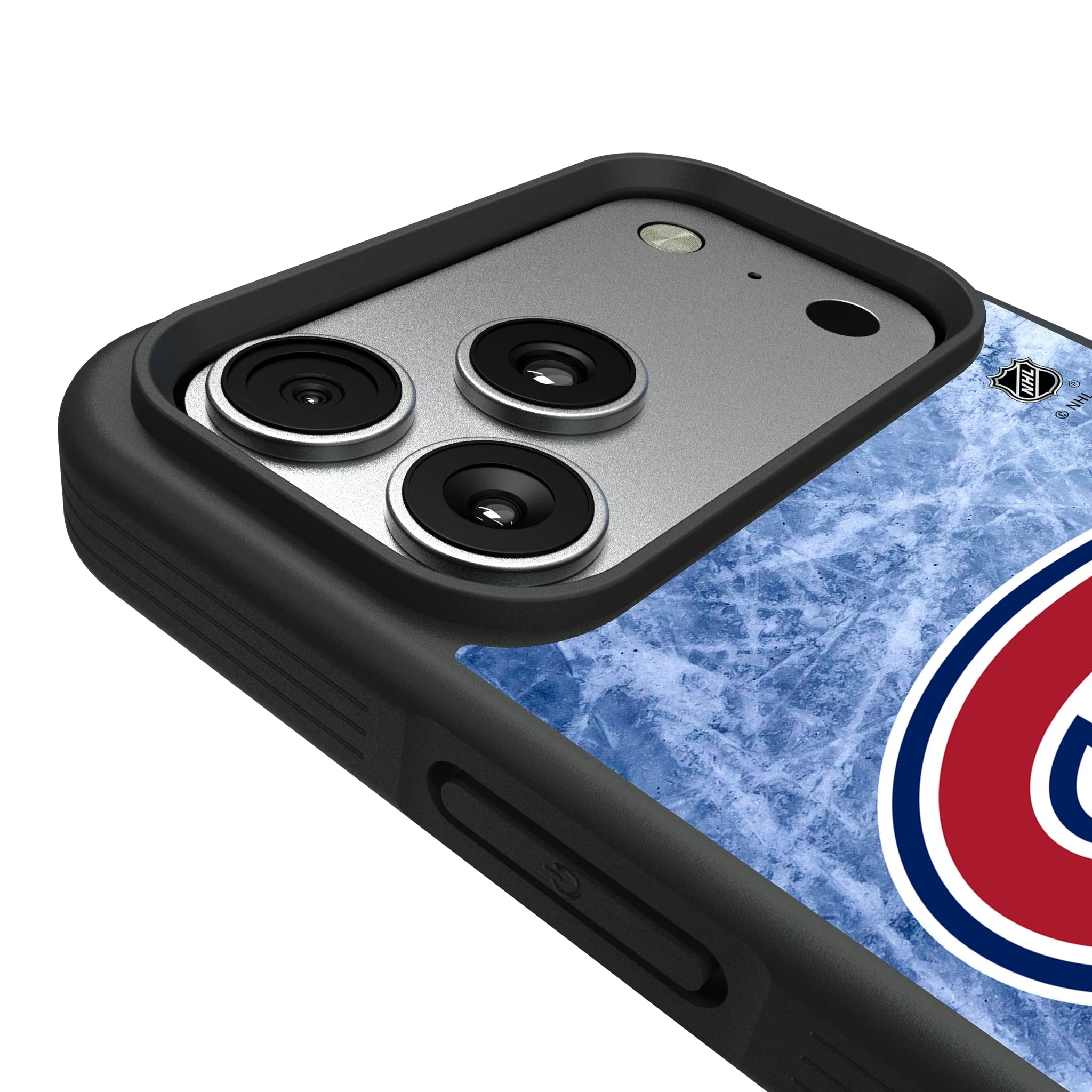 Montreal Canadiens Ice Wordmark iPhone Bump Phone Case for Apple iPhone - Detail#Device_iPhone 17 Pro Max