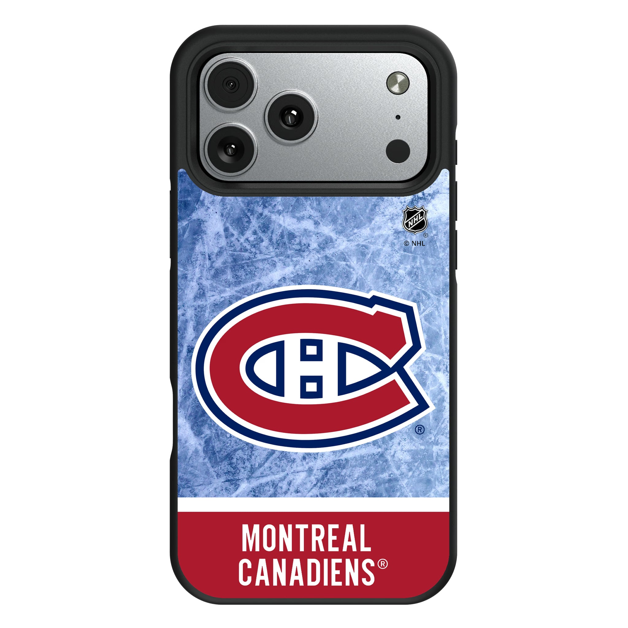 Montreal Canadiens Ice Wordmark iPhone Bump Phone Case for Apple iPhone#Device_iPhone 17 Pro Max