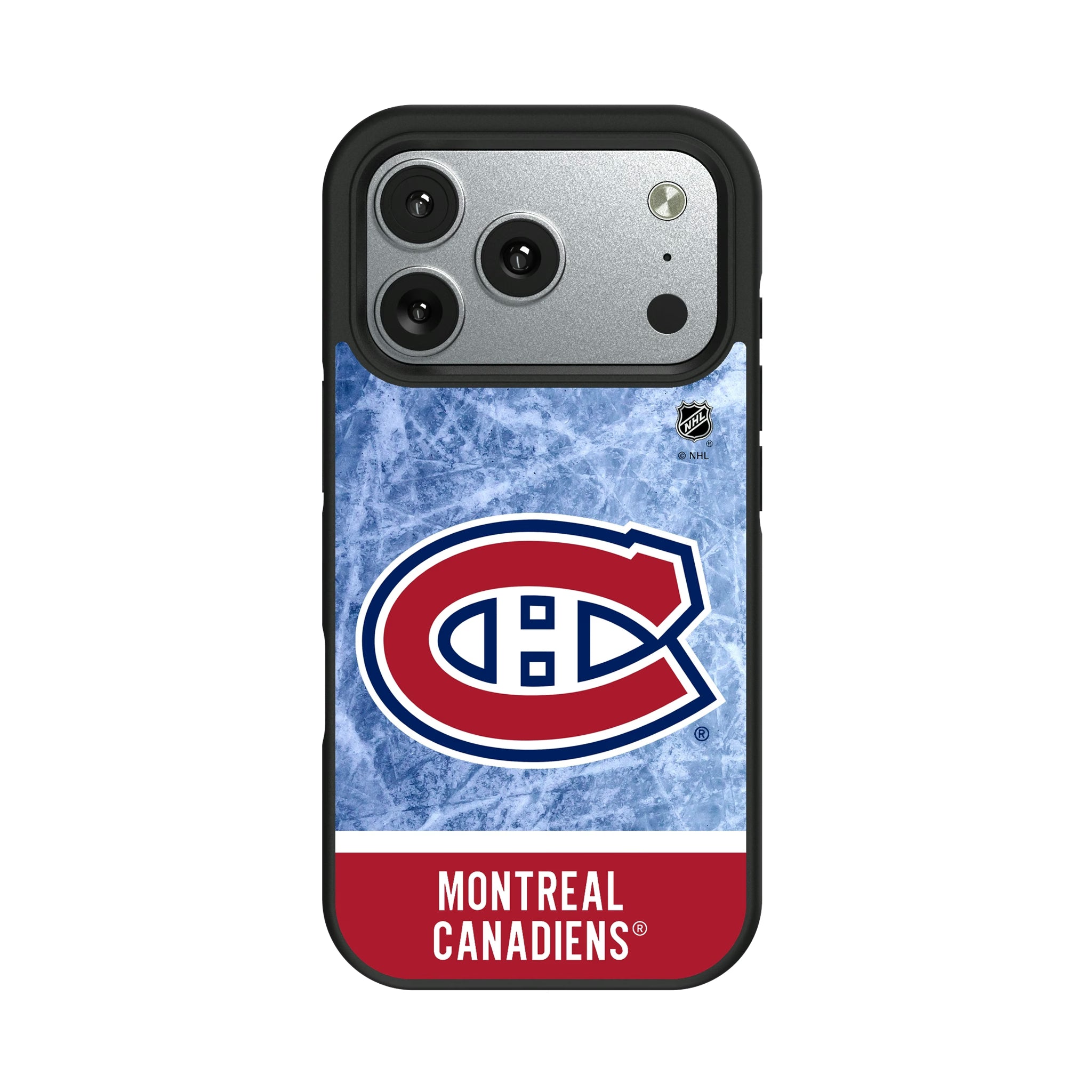 Montreal Canadiens Ice Wordmark iPhone Bump Phone Case for Apple iPhone#Device_iPhone 17 Pro
