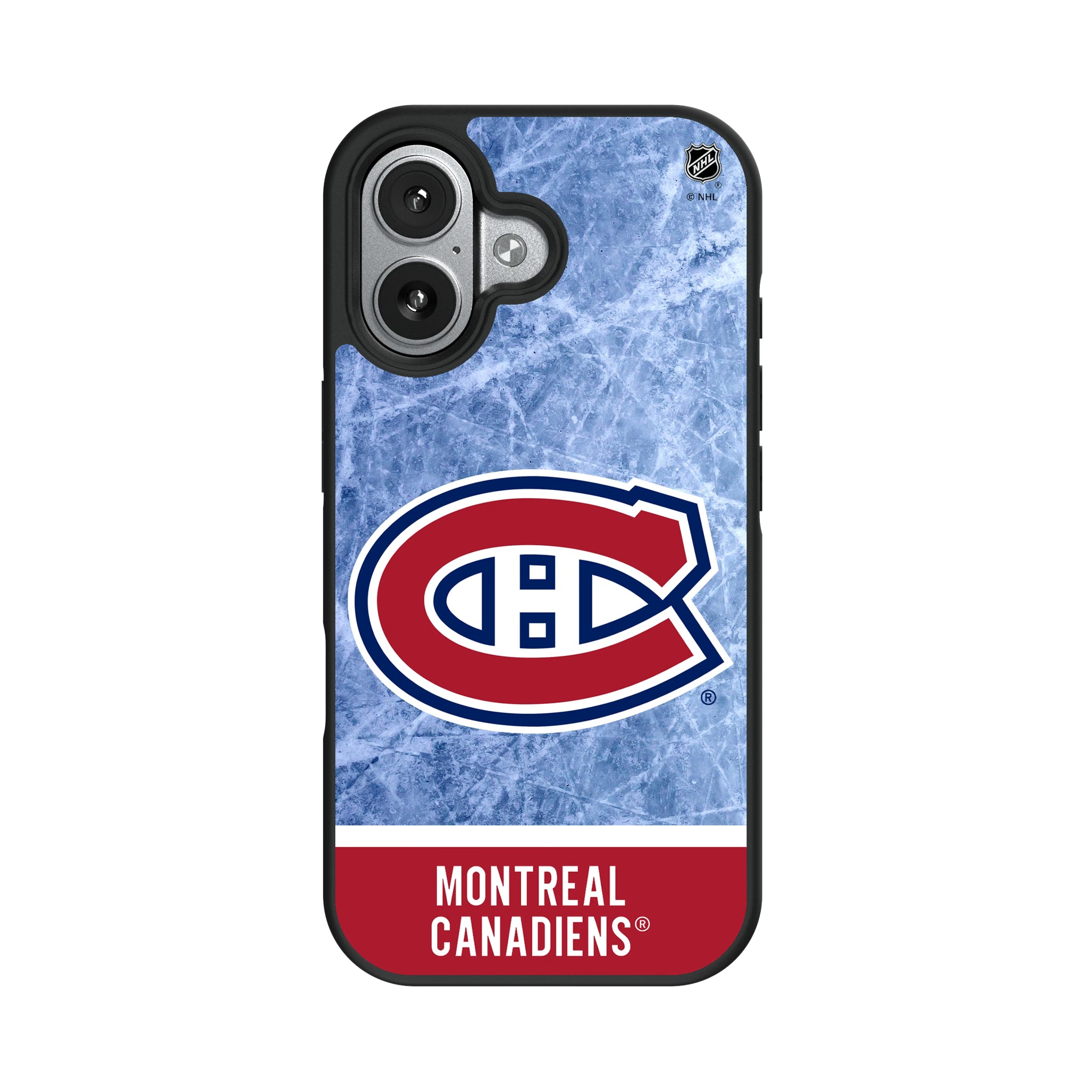 Montreal Canadiens Ice Wordmark iPhone Bump Phone Case for Apple iPhone#Device_iPhone 17