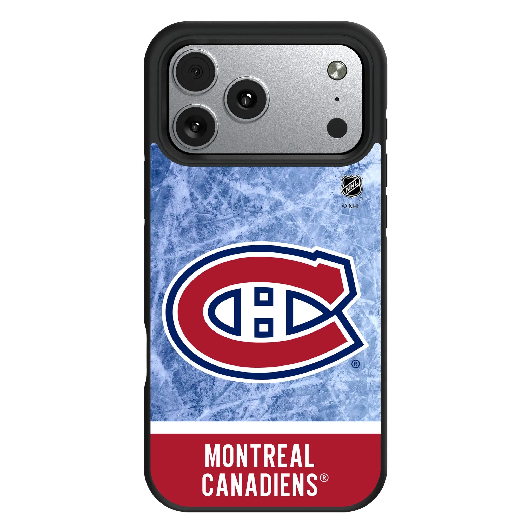 Montreal Canadiens Ice Wordmark iPhone Bump Phone Case for Apple iPhone#Device_iPhone 17 Pro Max