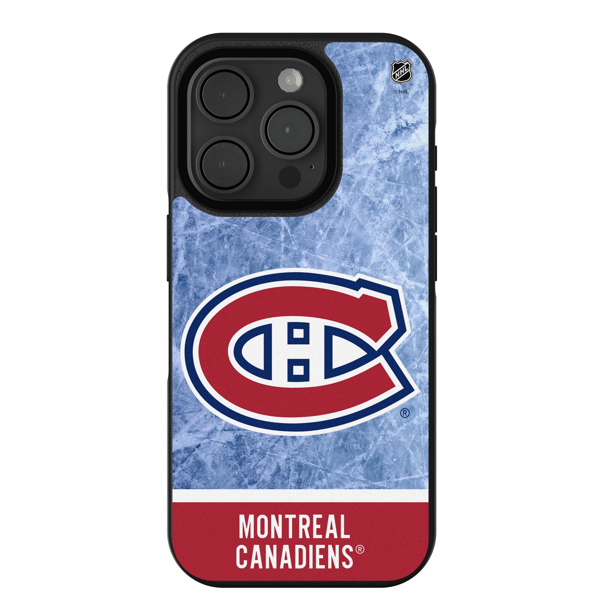 Montreal Canadiens Ice Wordmark iPhone Bump Phone Case for Apple iPhone