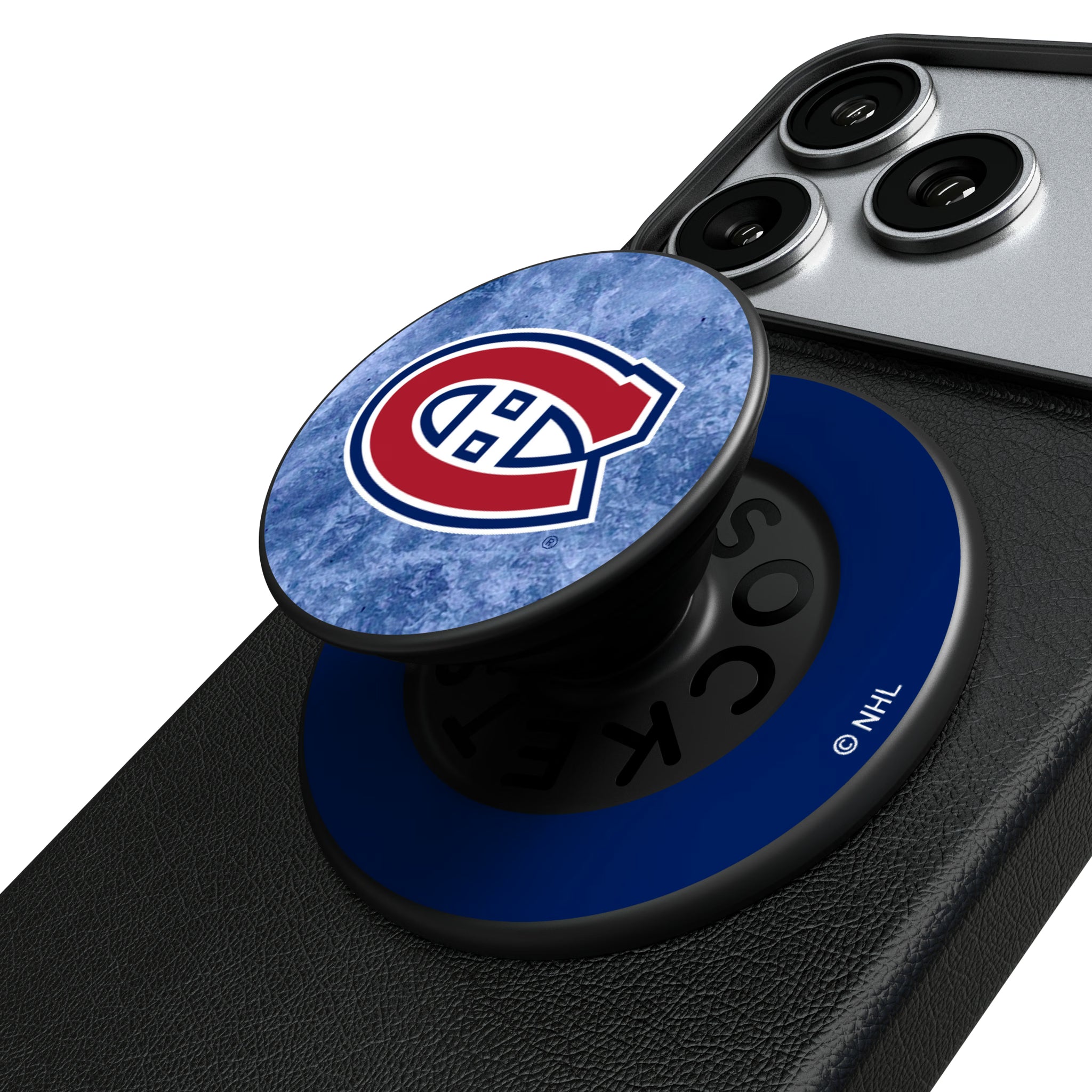 Montreal Canadiens Ice Wordmark Popsockets Round Magnetic
