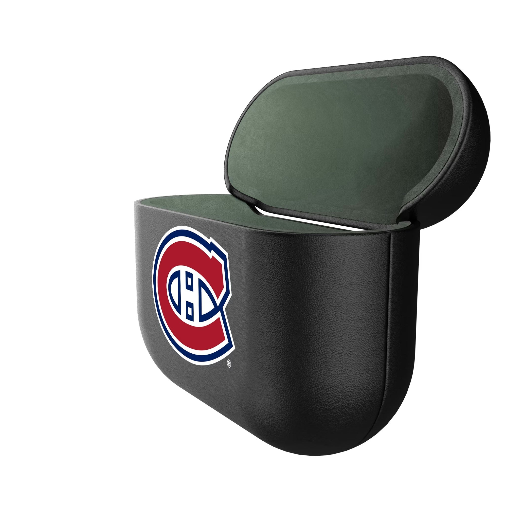 Montreal Canadiens Insignia AirPods AirPod Case Cover - Isometric View#Device_AirPods 3rd Gen