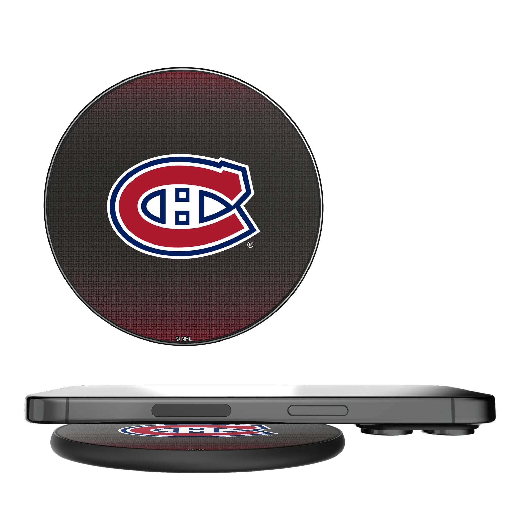 Montreal Canadiens Linen 15-Watt Wireless Charger