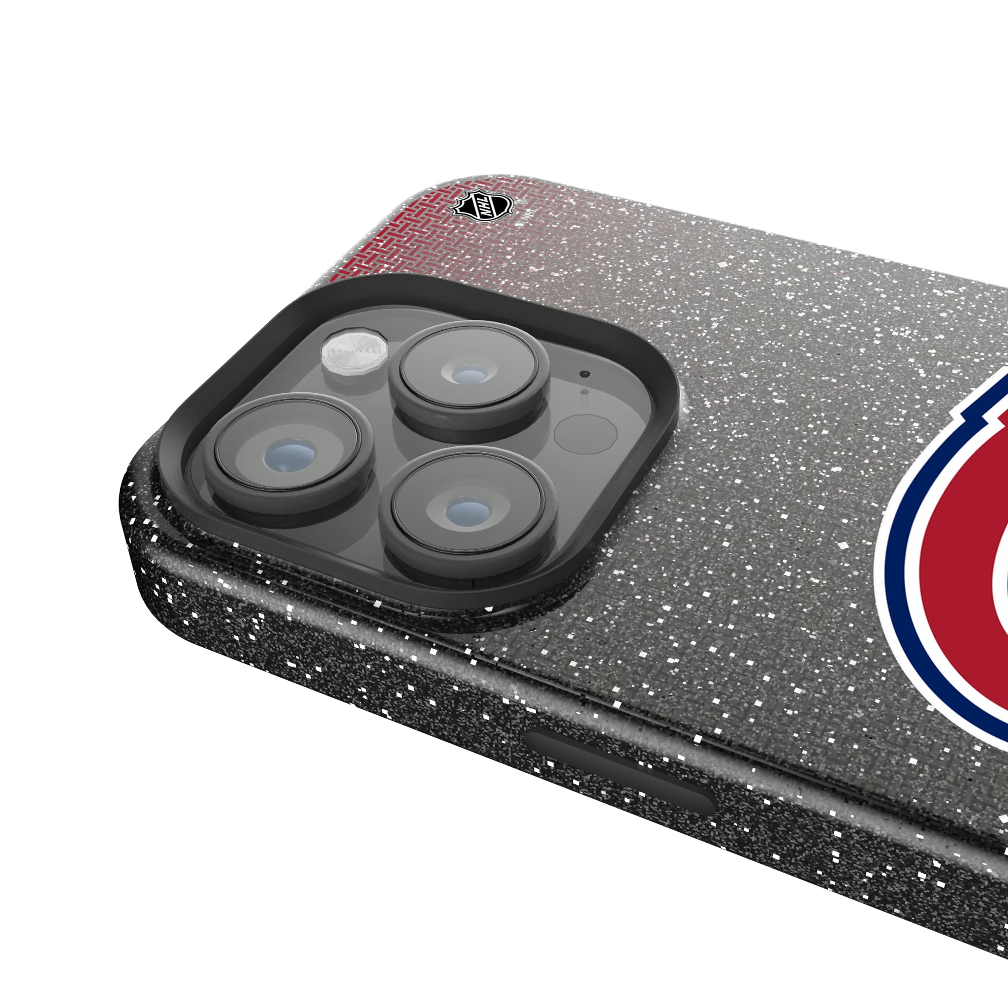 Montreal Canadiens Linen iPhone Bling Phone Case for Apple iPhone - Detail