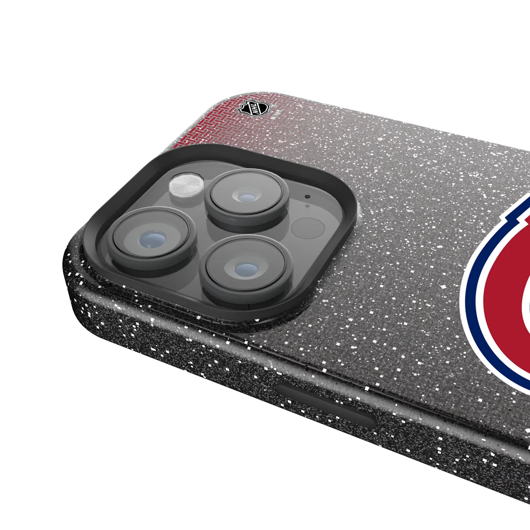 Montreal Canadiens Linen iPhone Bling Phone Case for Apple iPhone - Detail