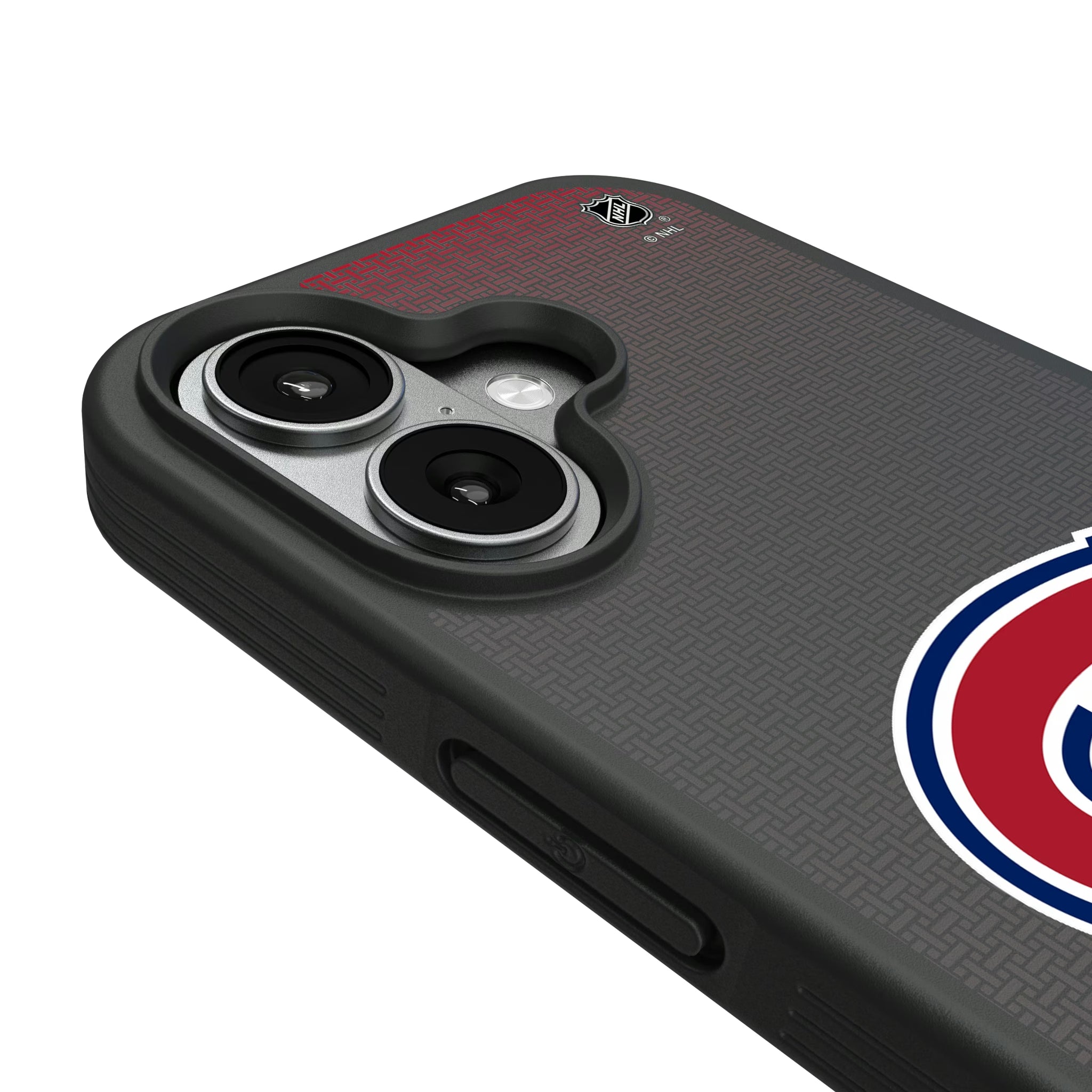 Montreal Canadiens Linen iPhone Bump Phone Case for Apple iPhone - Detail#Device_iPhone 17