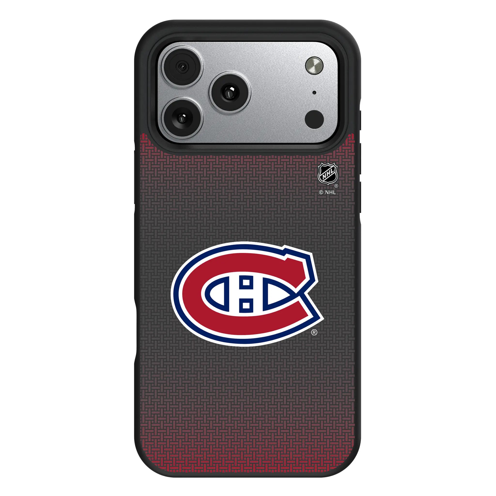Montreal Canadiens Linen iPhone Bump Phone Case for Apple iPhone#Device_iPhone 17 Pro Max