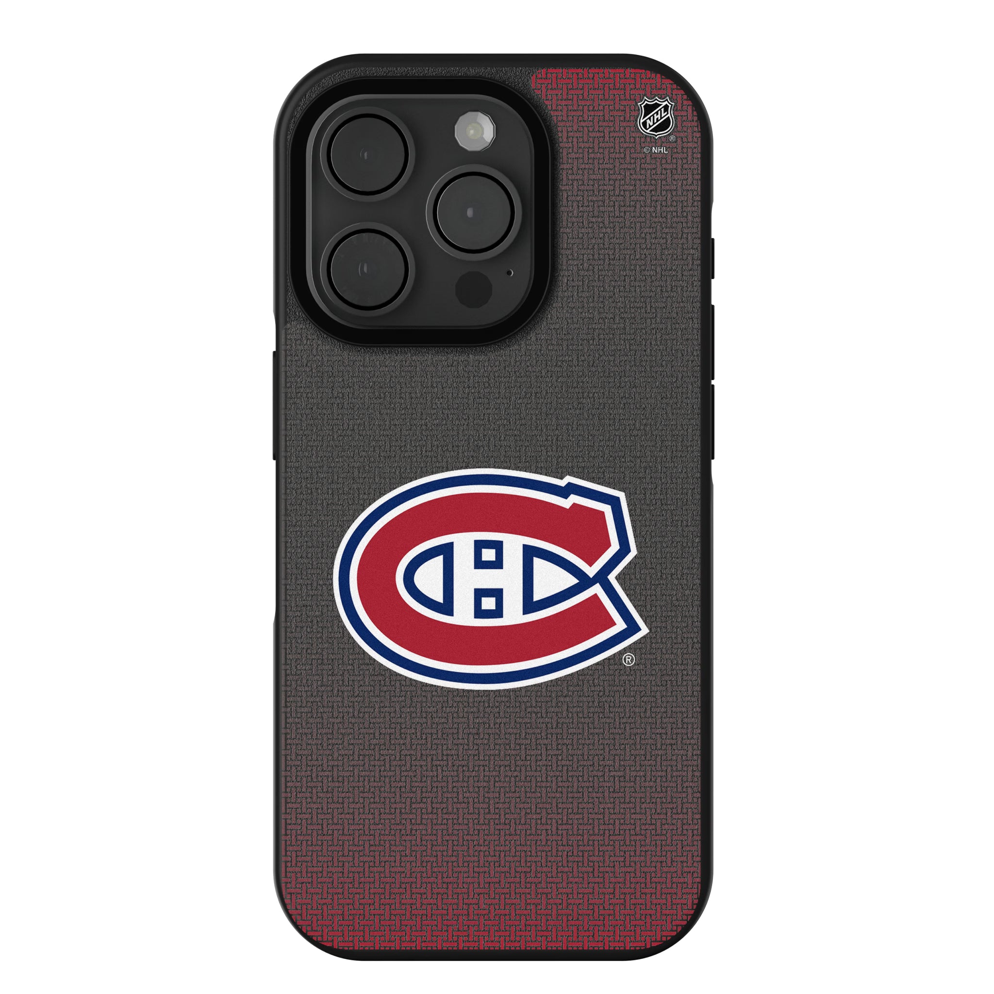 Montreal Canadiens Linen iPhone Bump Phone Case for Apple iPhone