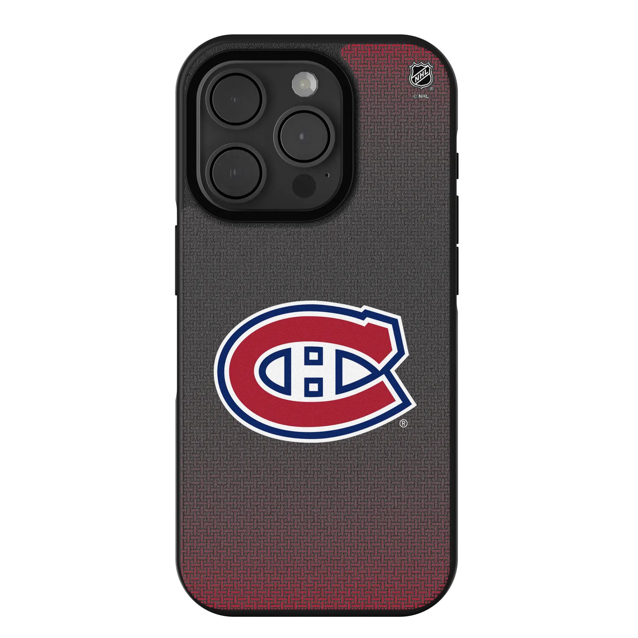 Montreal Canadiens Linen iPhone Bump Phone Case for Apple iPhone