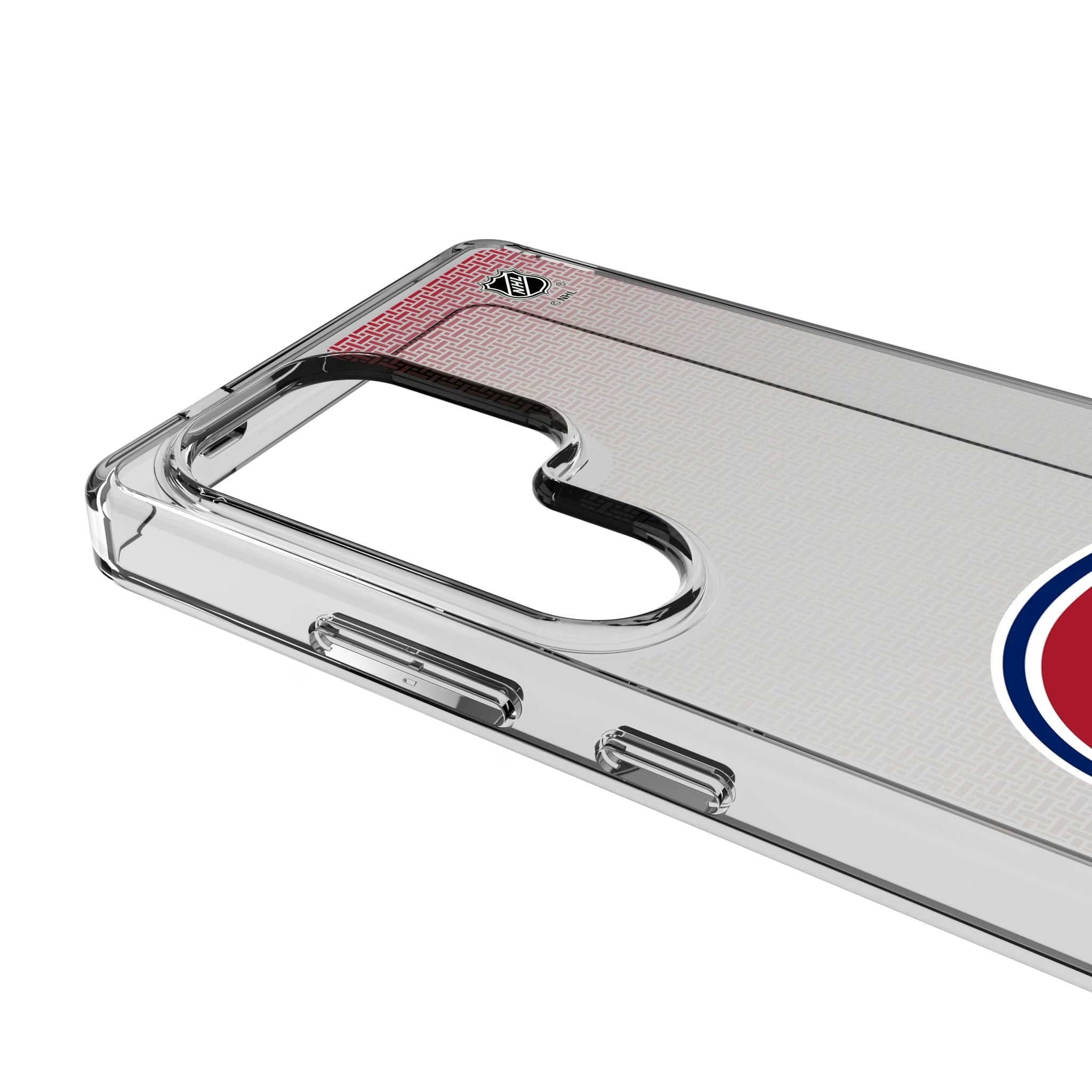 Montreal Canadiens Linen Galaxy Clear Phone Case for Samsung Galaxy - Detail