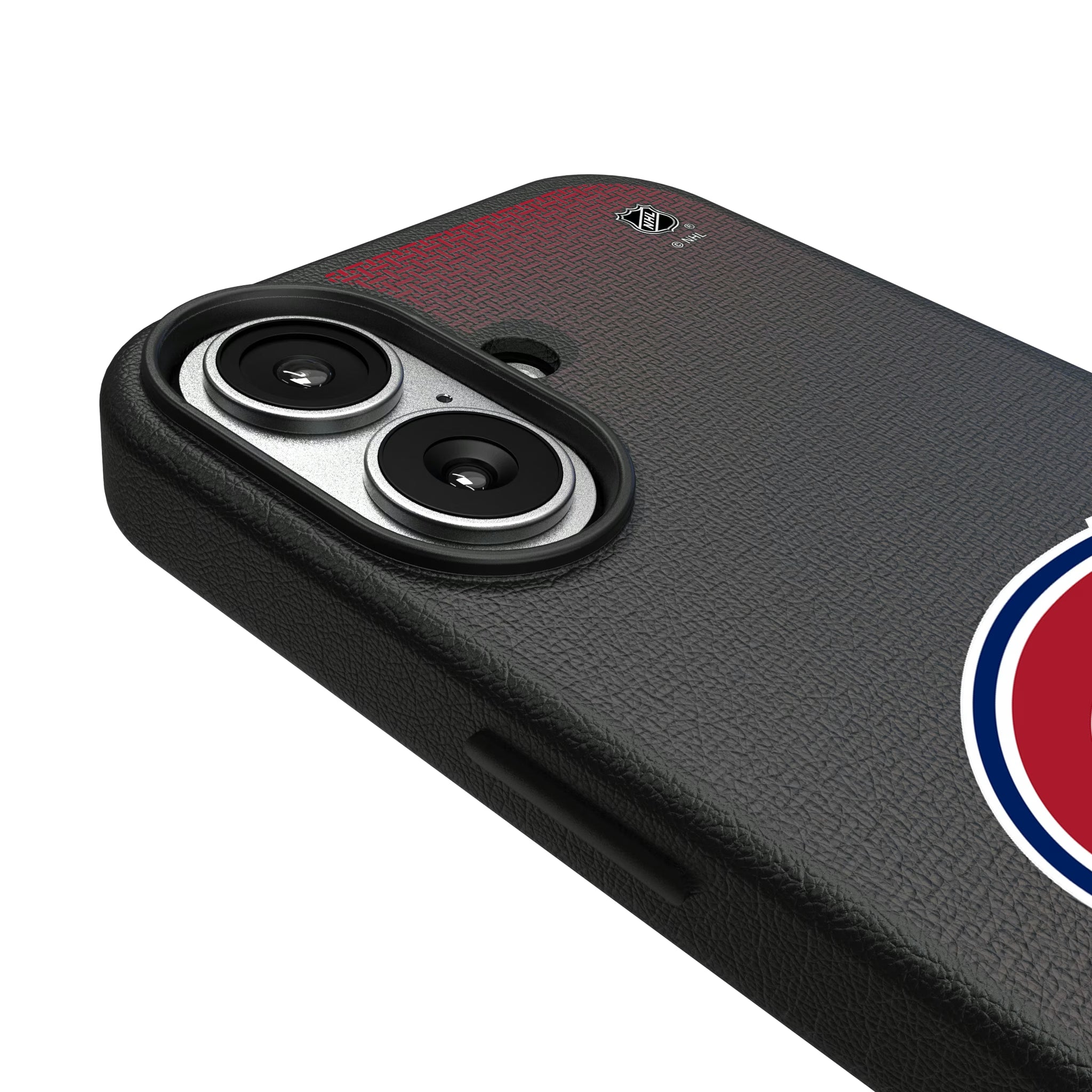 Montreal Canadiens Linen iPhone MagSafe Compatible Phone Case for Apple iPhone - Detail#Device_iPhone 17