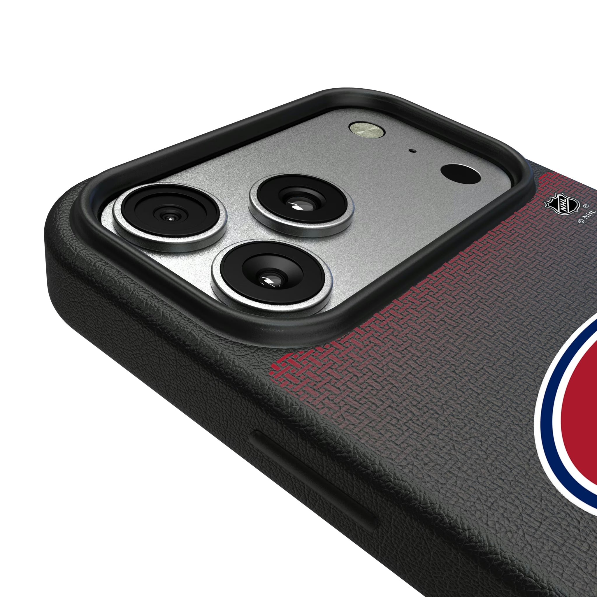 Montreal Canadiens Linen iPhone MagSafe Compatible Phone Case for Apple iPhone - Detail#Device_iPhone 17 Pro Max