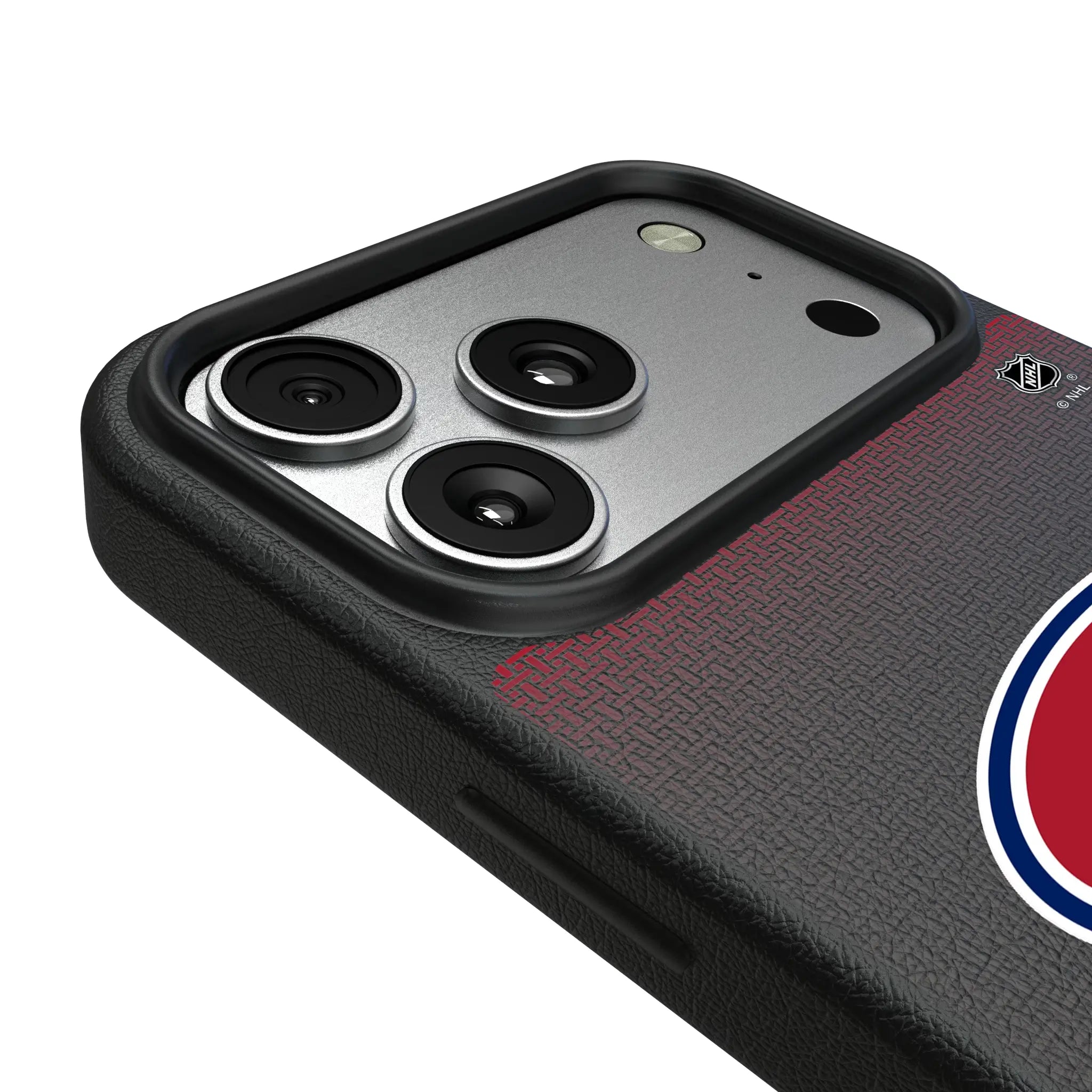 Montreal Canadiens Linen iPhone MagSafe Compatible Phone Case for Apple iPhone - Detail#Device_iPhone 17 Pro Max