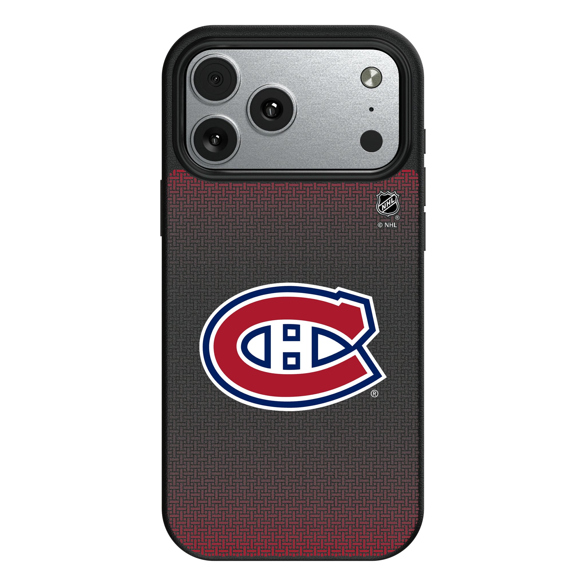 Montreal Canadiens Linen iPhone MagSafe Compatible Phone Case for Apple iPhone#Device_iPhone 17 Pro Max