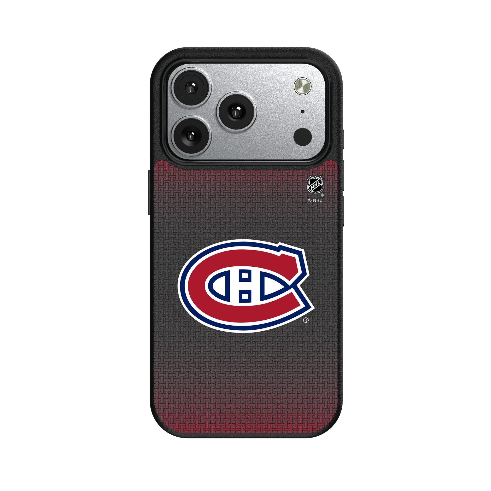 Montreal Canadiens Linen iPhone MagSafe Compatible Phone Case for Apple iPhone#Device_iPhone 17 Pro