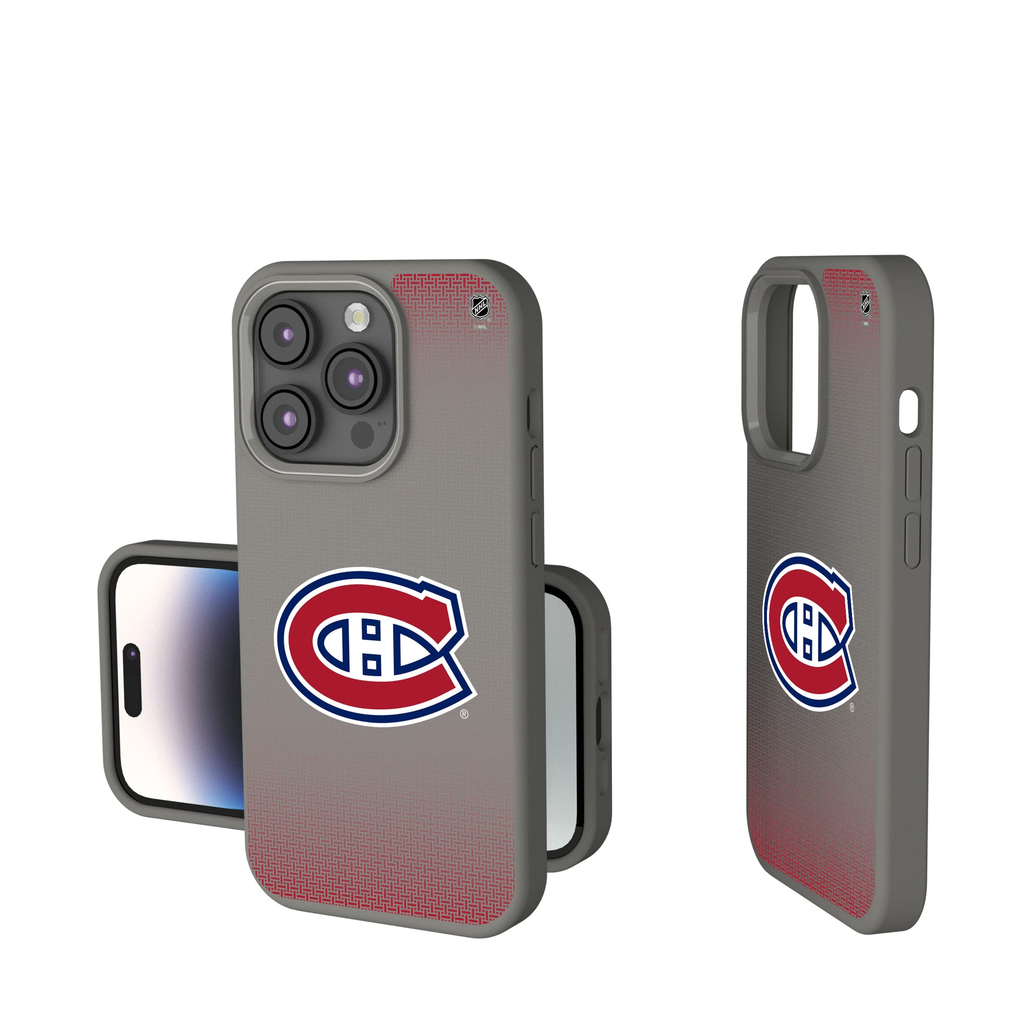 Montreal Canadiens Linen iPhone Soft Touch Phone Case for Apple iPhone