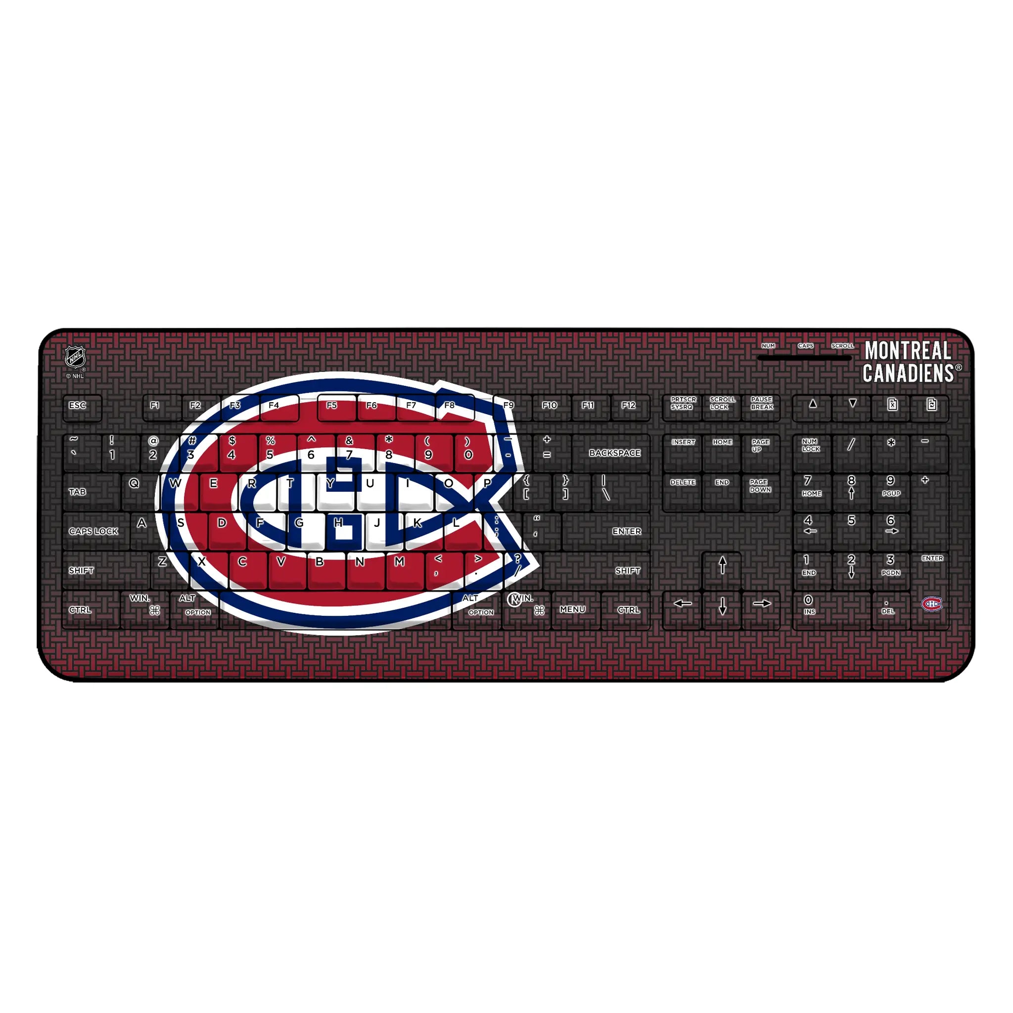 Montreal Canadiens Linen Wireless USB Keyboard