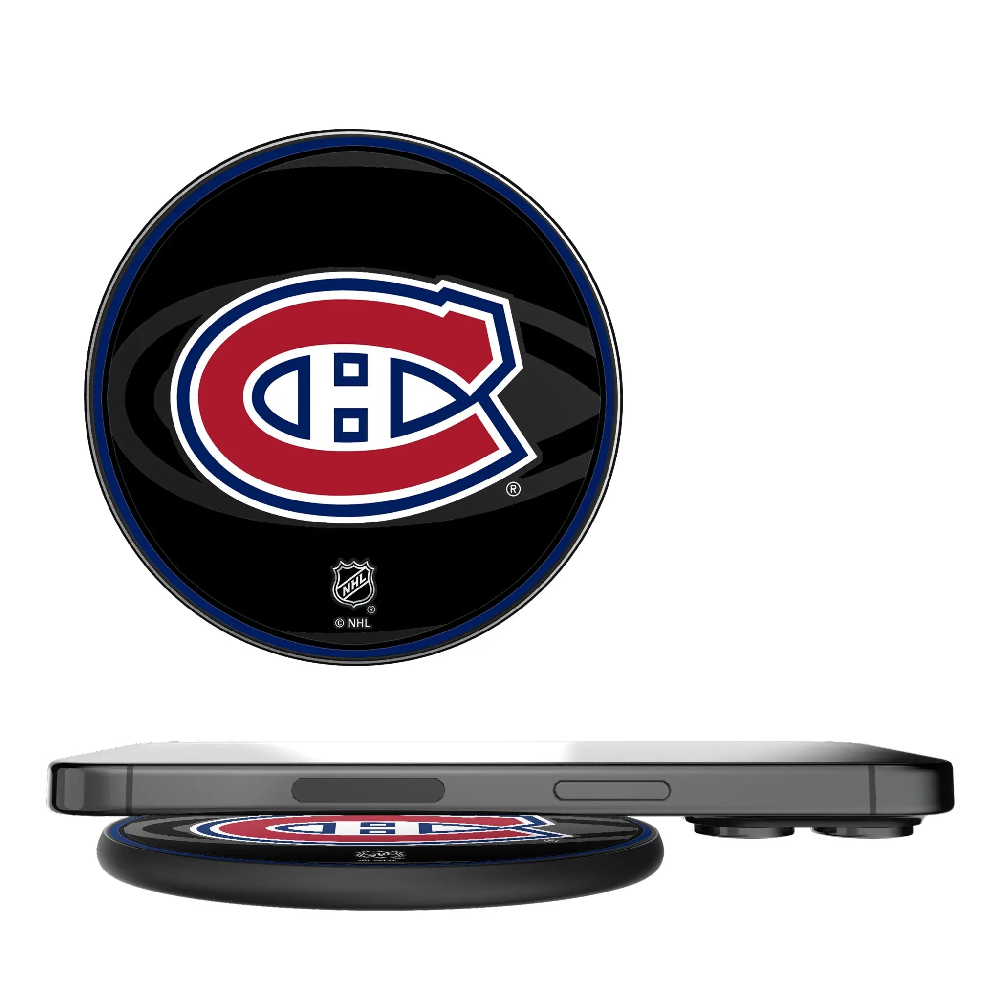 Montreal Canadiens Monocolor Tilt 15-Watt Wireless Charger