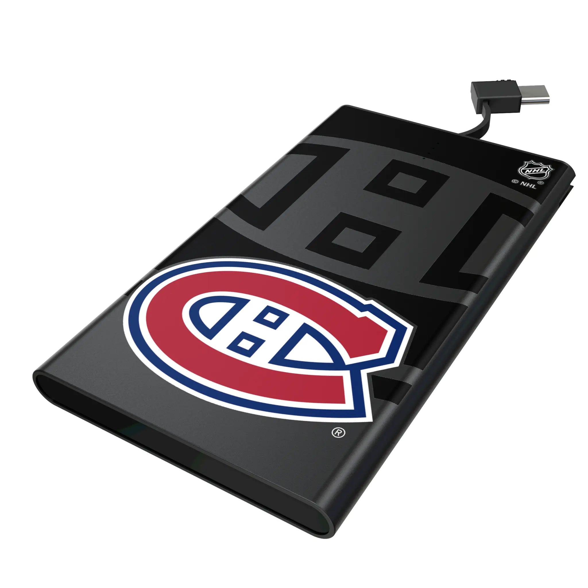 Montreal Canadiens Monocolor Tilt 5000mAh Flat Power Bank