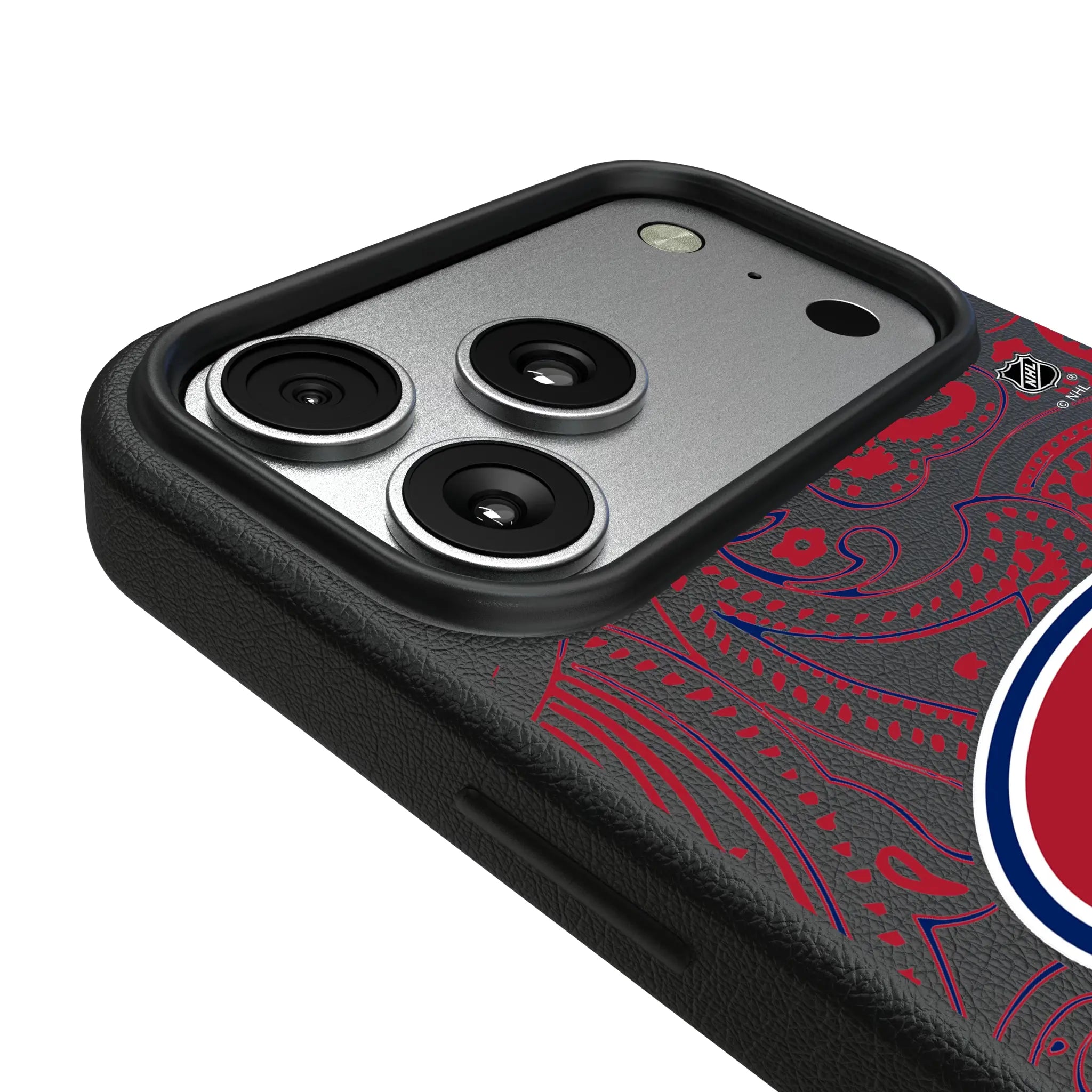 Montreal Canadiens Paisley iPhone MagSafe Compatible Phone Case for Apple iPhone - Detail#Device_iPhone 17 Pro Max