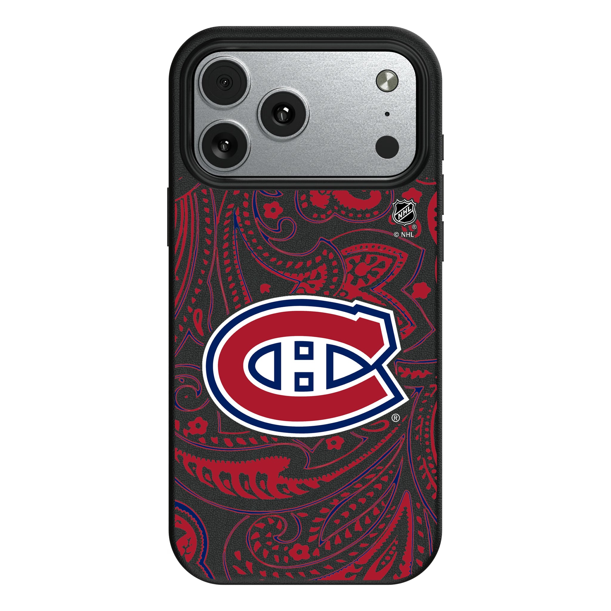 Montreal Canadiens Paisley iPhone MagSafe Compatible Phone Case for Apple iPhone#Device_iPhone 17 Pro Max