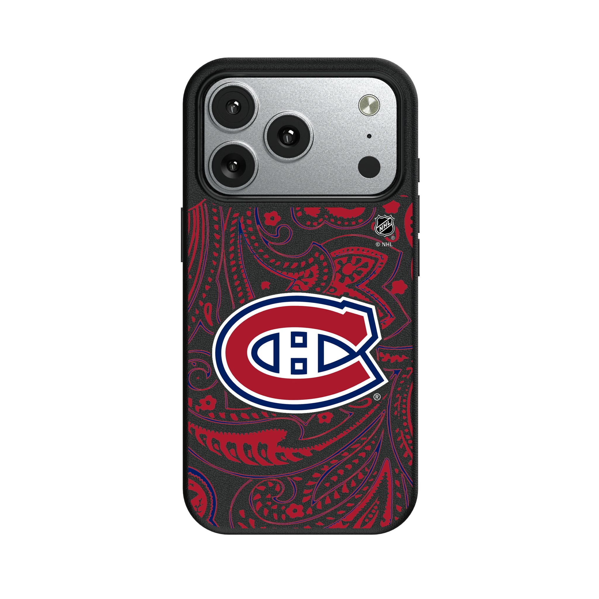 Montreal Canadiens Paisley iPhone MagSafe Compatible Phone Case for Apple iPhone#Device_iPhone 17 Pro