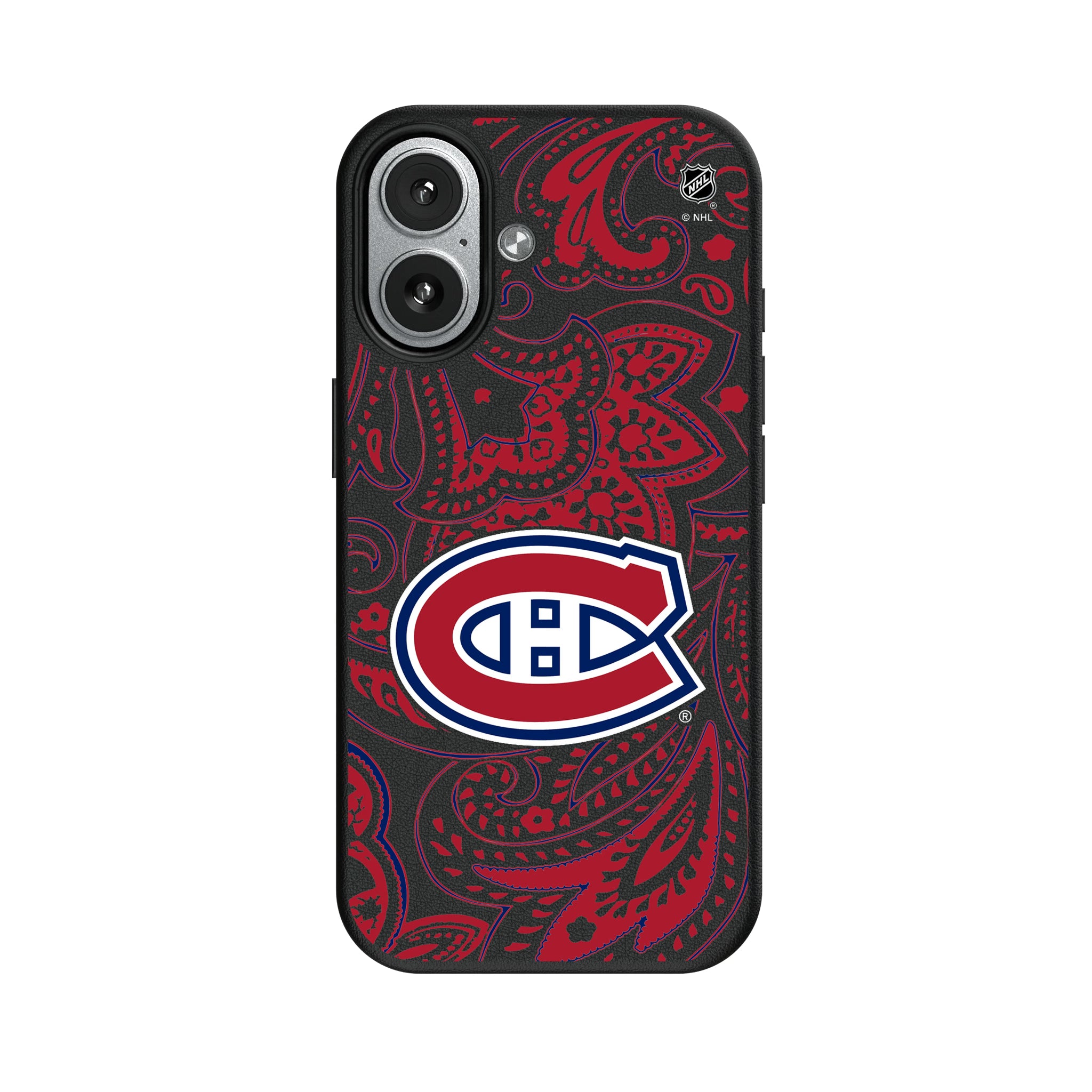 Montreal Canadiens Paisley iPhone MagSafe Compatible Phone Case for Apple iPhone#Device_iPhone 17