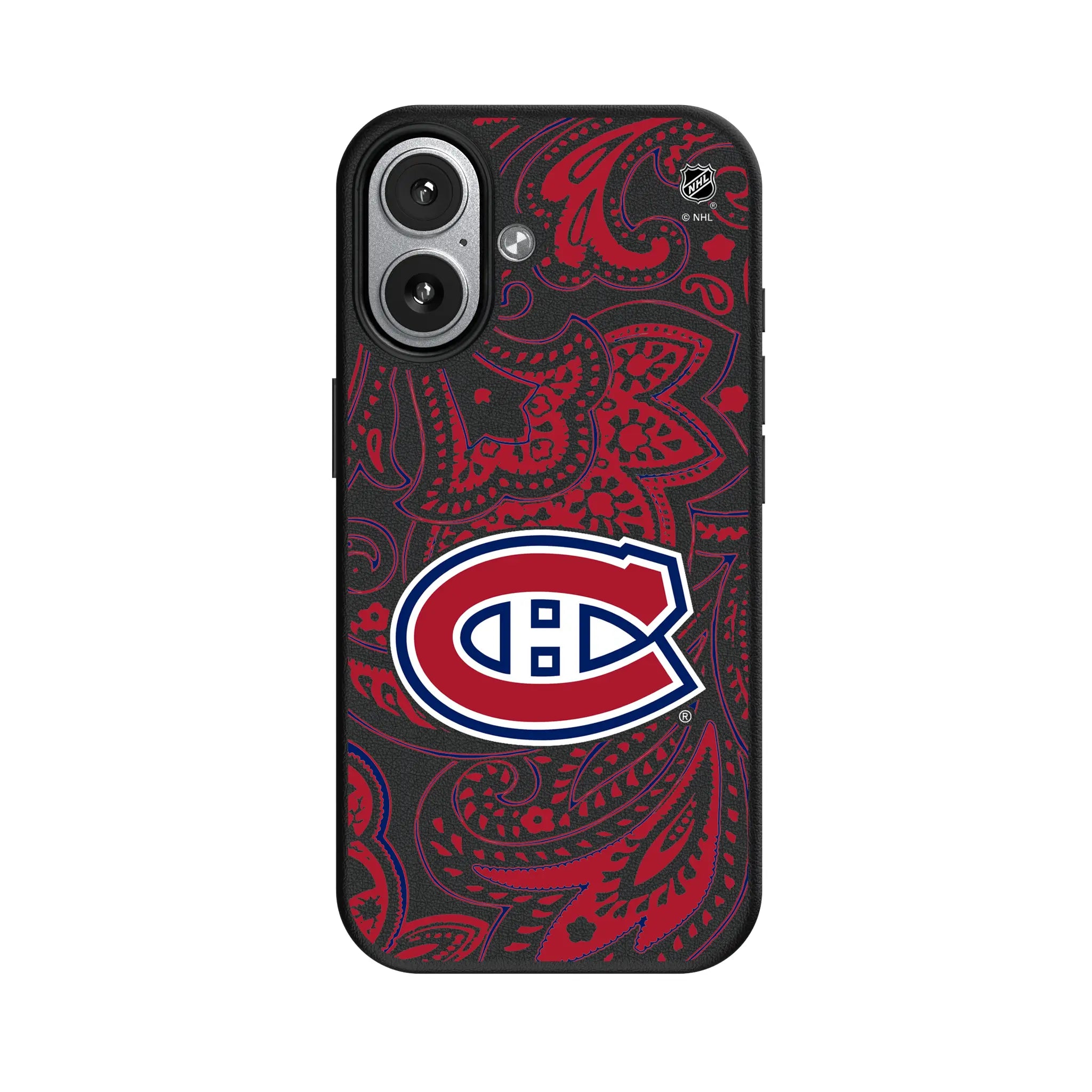 Montreal Canadiens Paisley iPhone MagSafe Compatible Phone Case for Apple iPhone#Device_iPhone 17