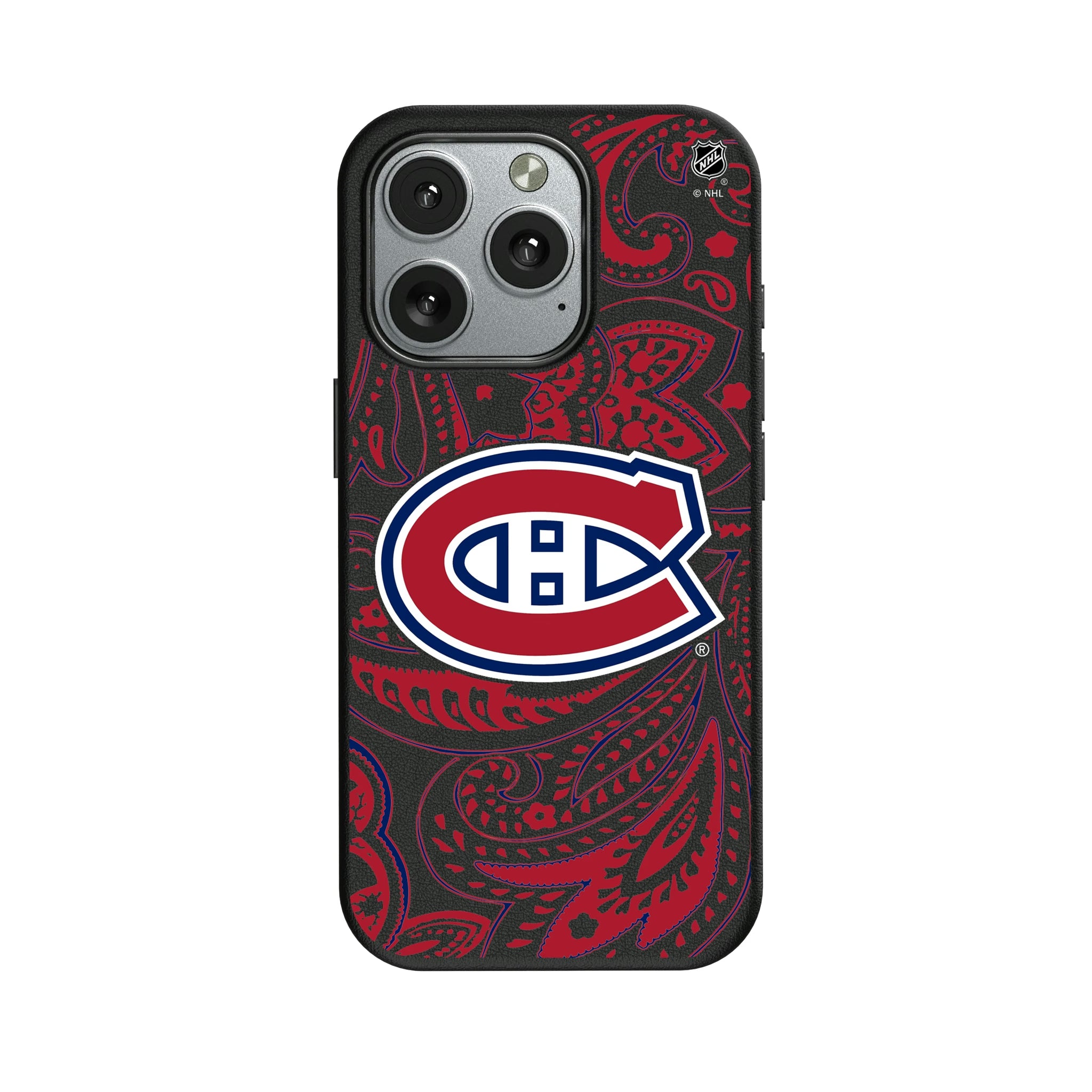 Montreal Canadiens Paisley iPhone MagSafe Compatible Phone Case for Apple iPhone