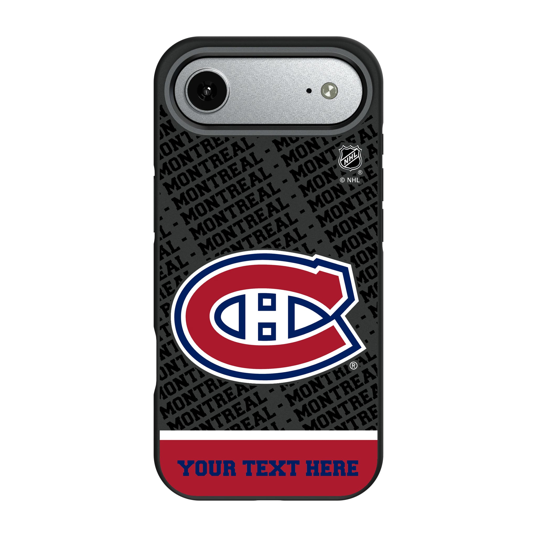Montreal Canadiens Personalized EndZone Plus iPhone Bump Phone Case for Apple iPhone#Device_iPhone Air