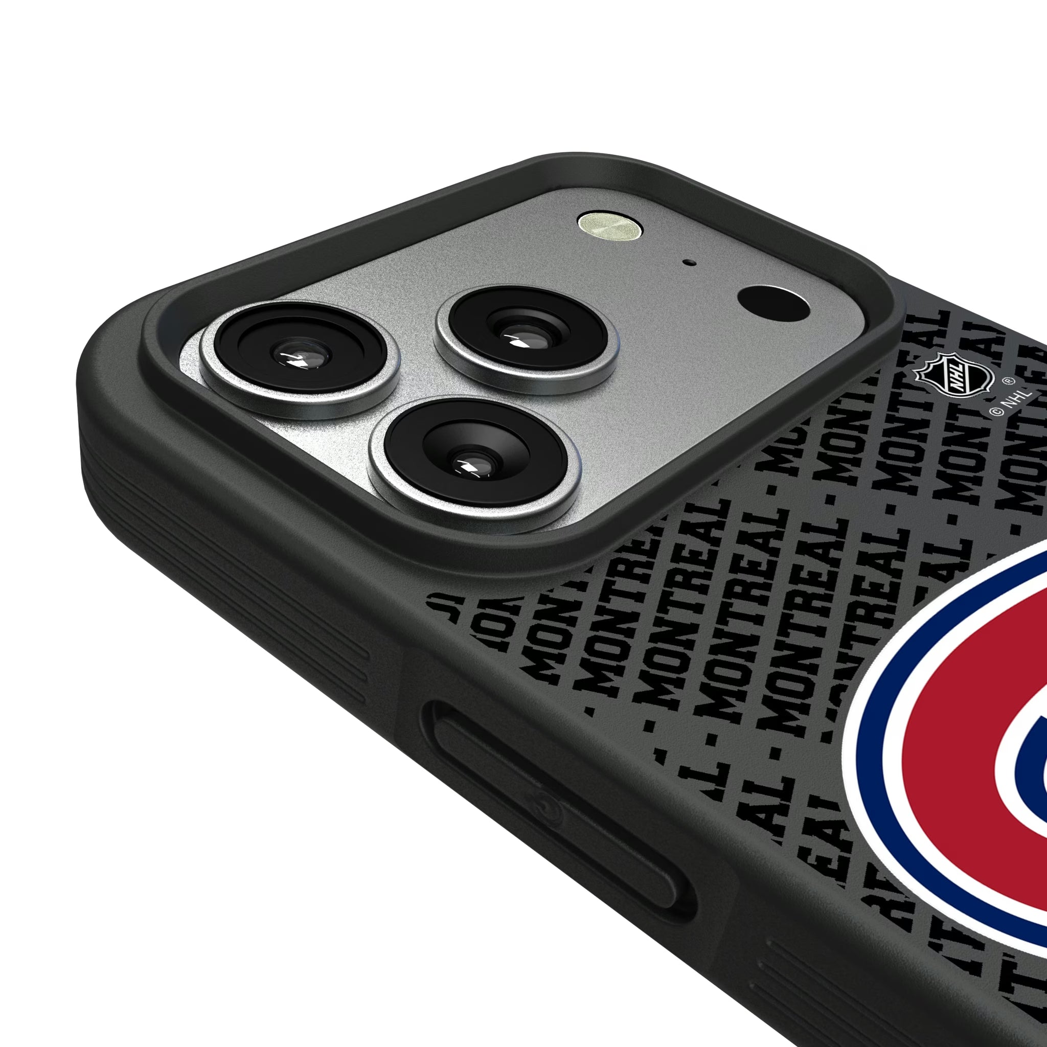 Montreal Canadiens Personalized EndZone Plus iPhone Bump Phone Case for Apple iPhone - Detail#Device_iPhone 17 Pro