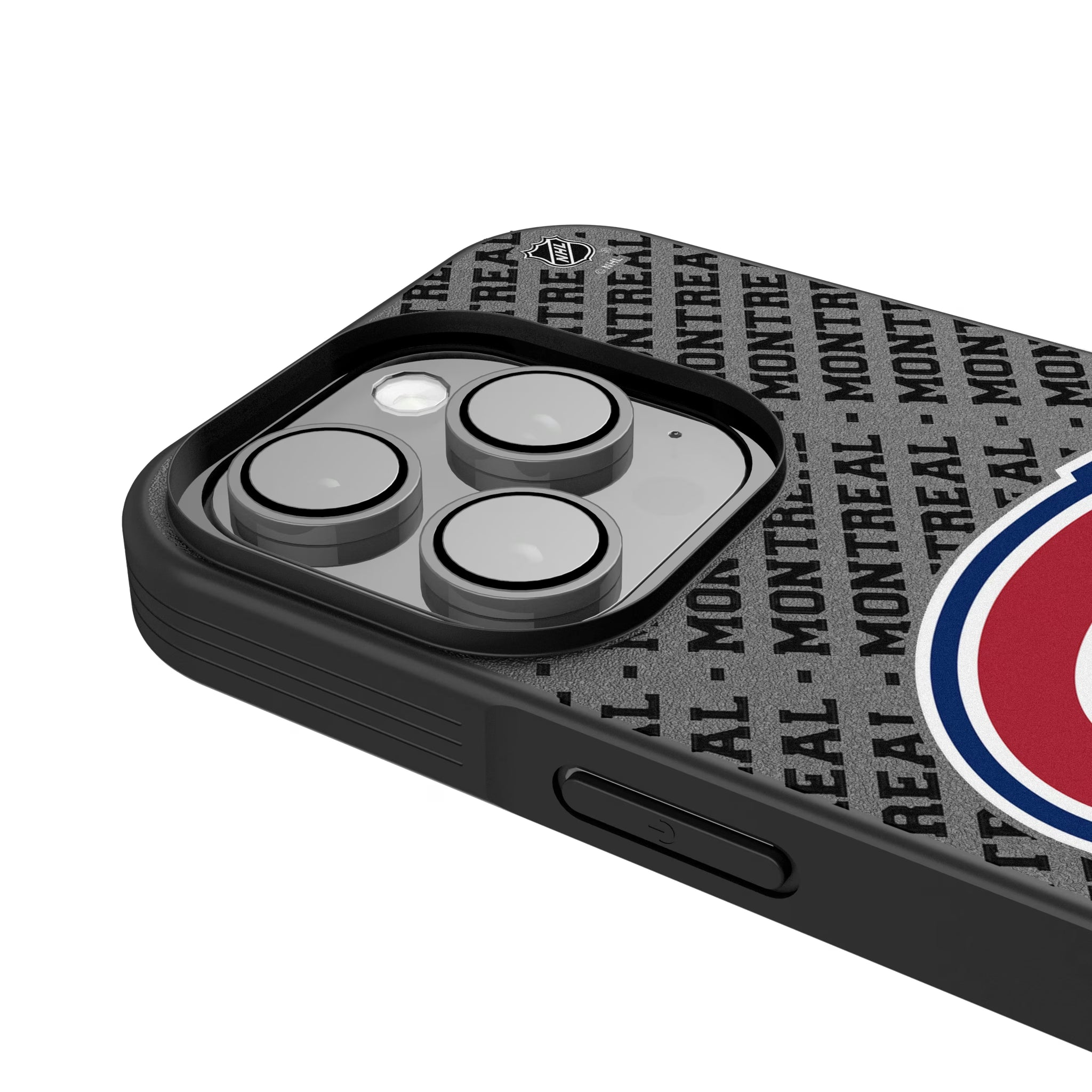 Montreal Canadiens Personalized EndZone Plus iPhone Bump Phone Case for Apple iPhone - Detail
