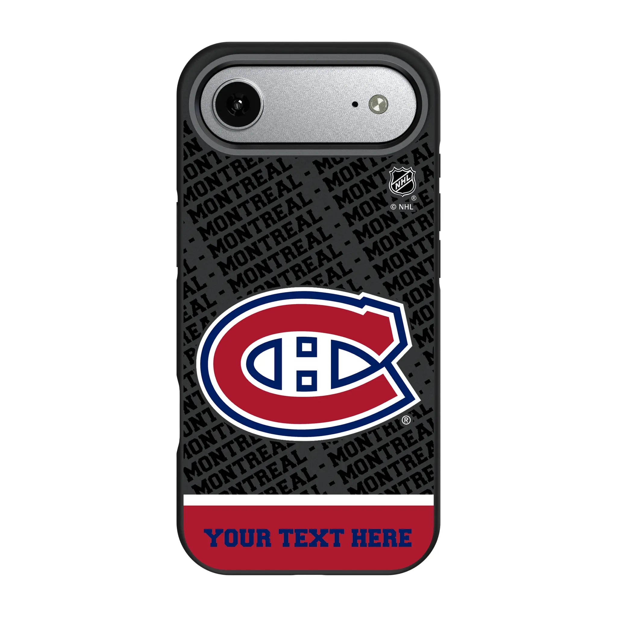 Montreal Canadiens Personalized EndZone Plus iPhone Bump Phone Case for Apple iPhone#Device_iPhone Air