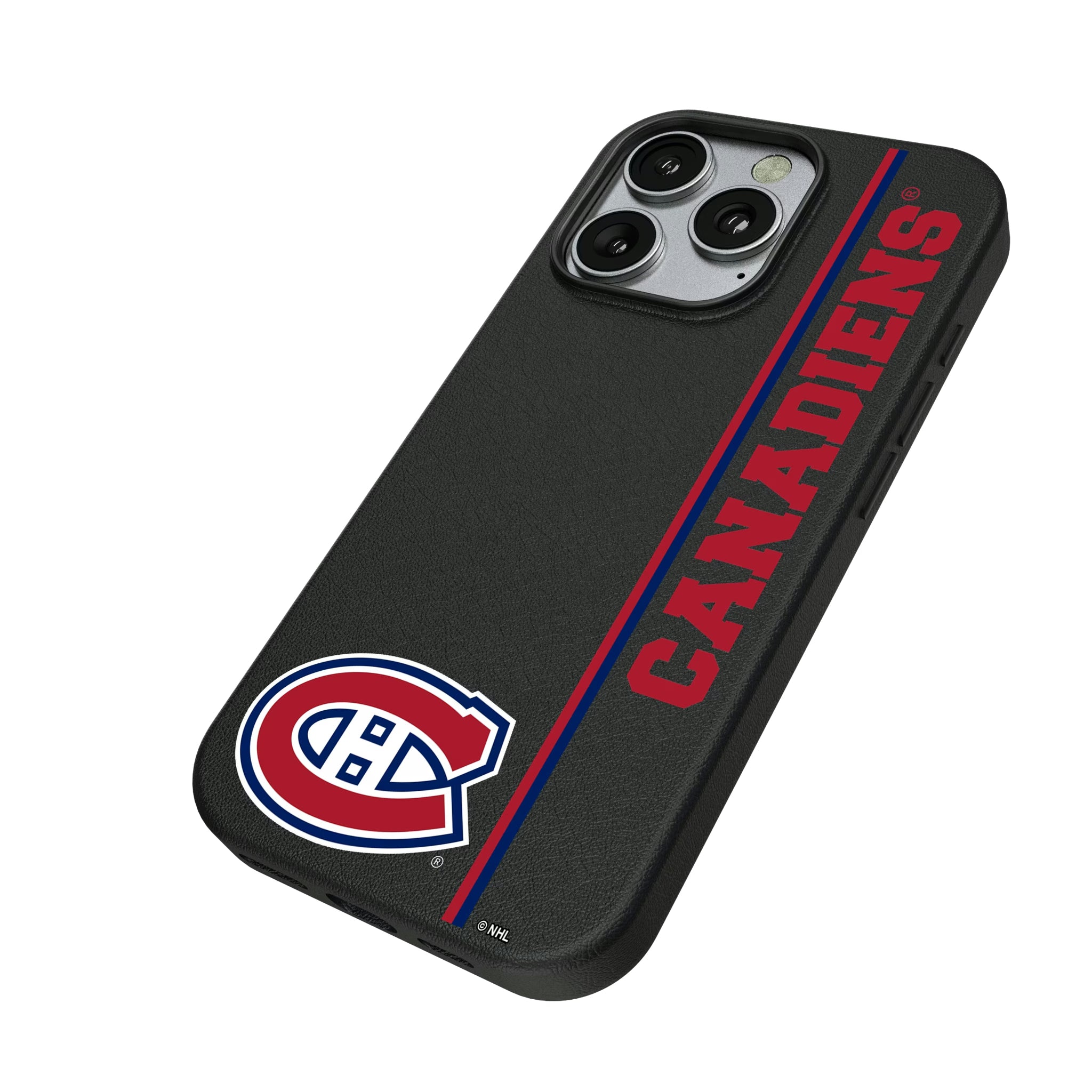 Montreal Canadiens Personalized Sidebard iPhone MagSafe Compatible Phone Case for Apple iPhone - Isometric View