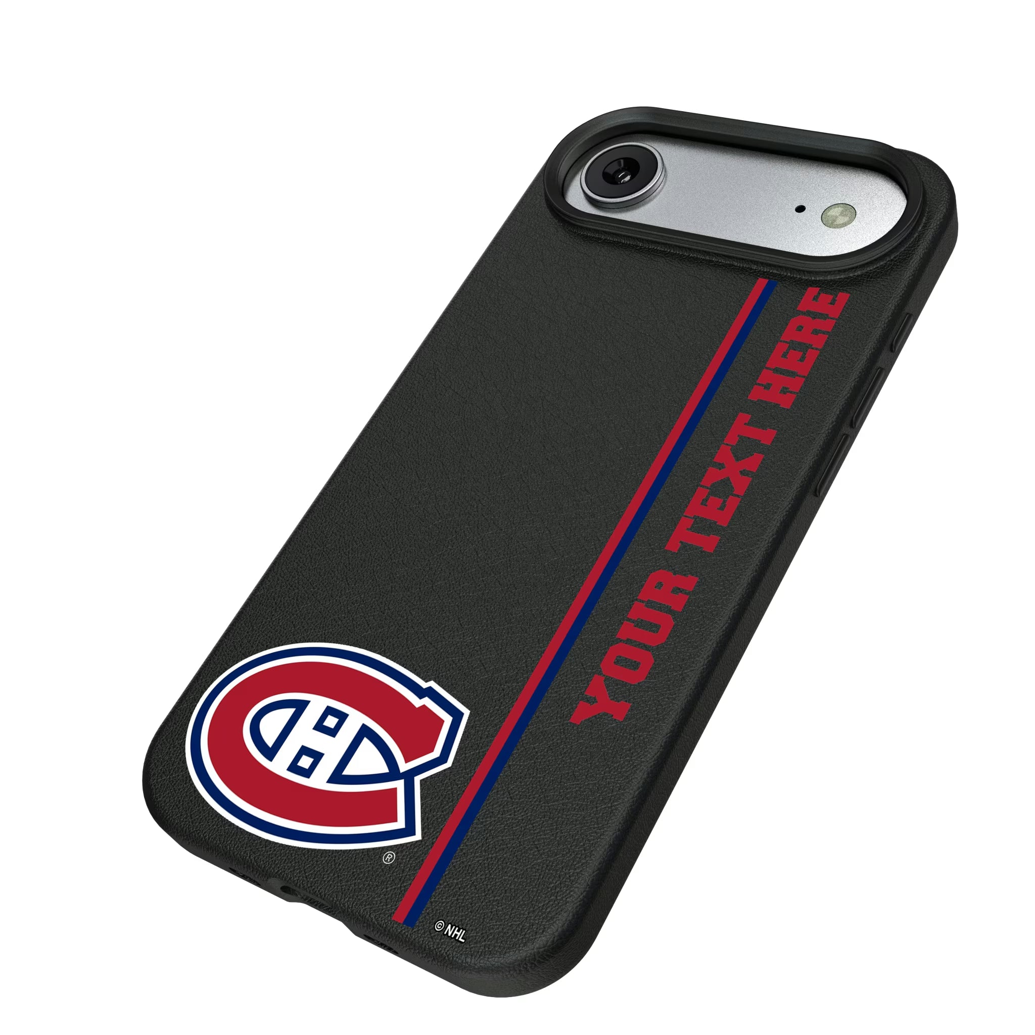 Montreal Canadiens Personalized Sidebard iPhone MagSafe Compatible Phone Case for Apple iPhone - Isometric View#Device_iPhone Air