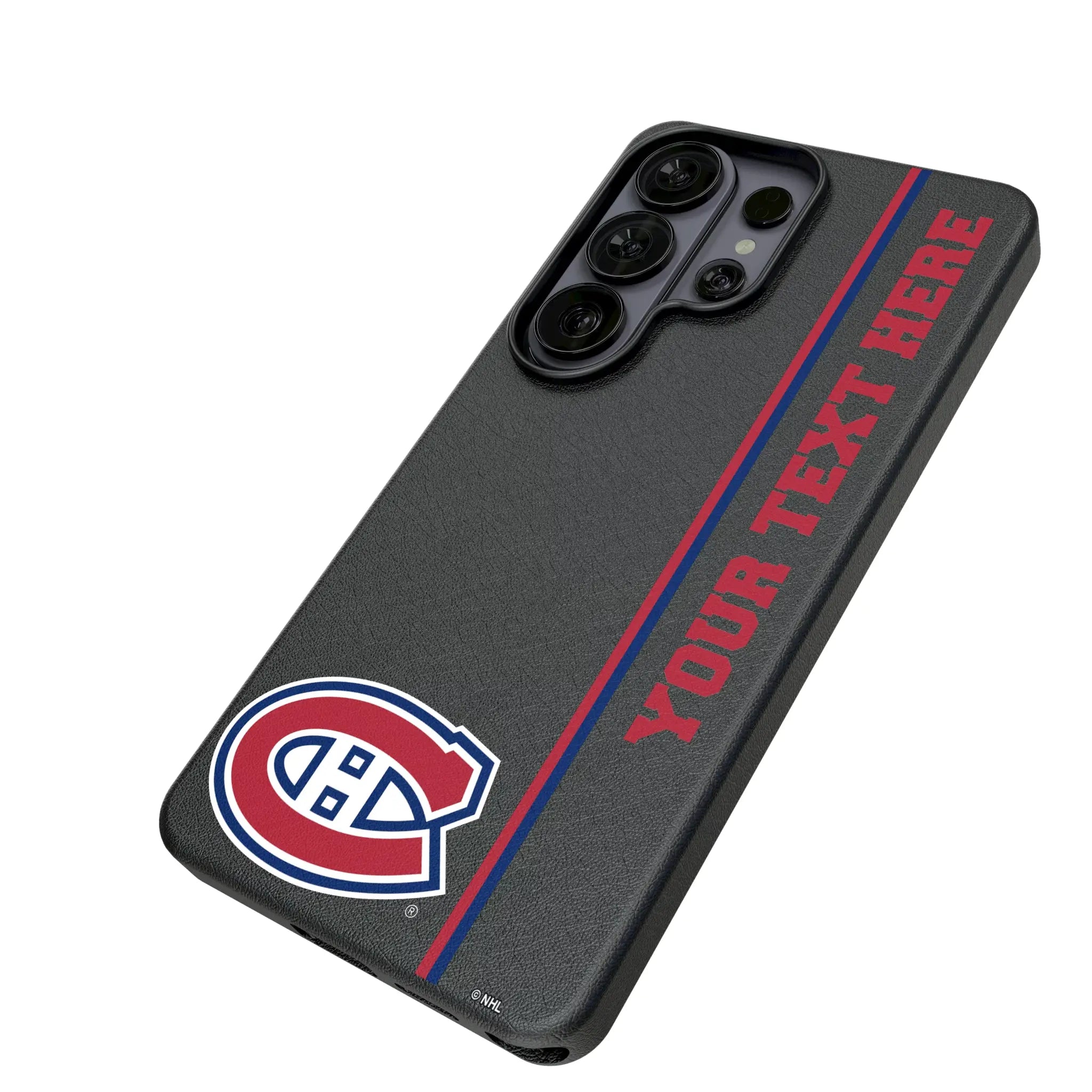 Montreal Canadiens Personalized Sidebard Galaxy MagSafe Compatible Phone Case for Samsung Galaxy - Isometric View#Device_Galaxy S26 Ultra