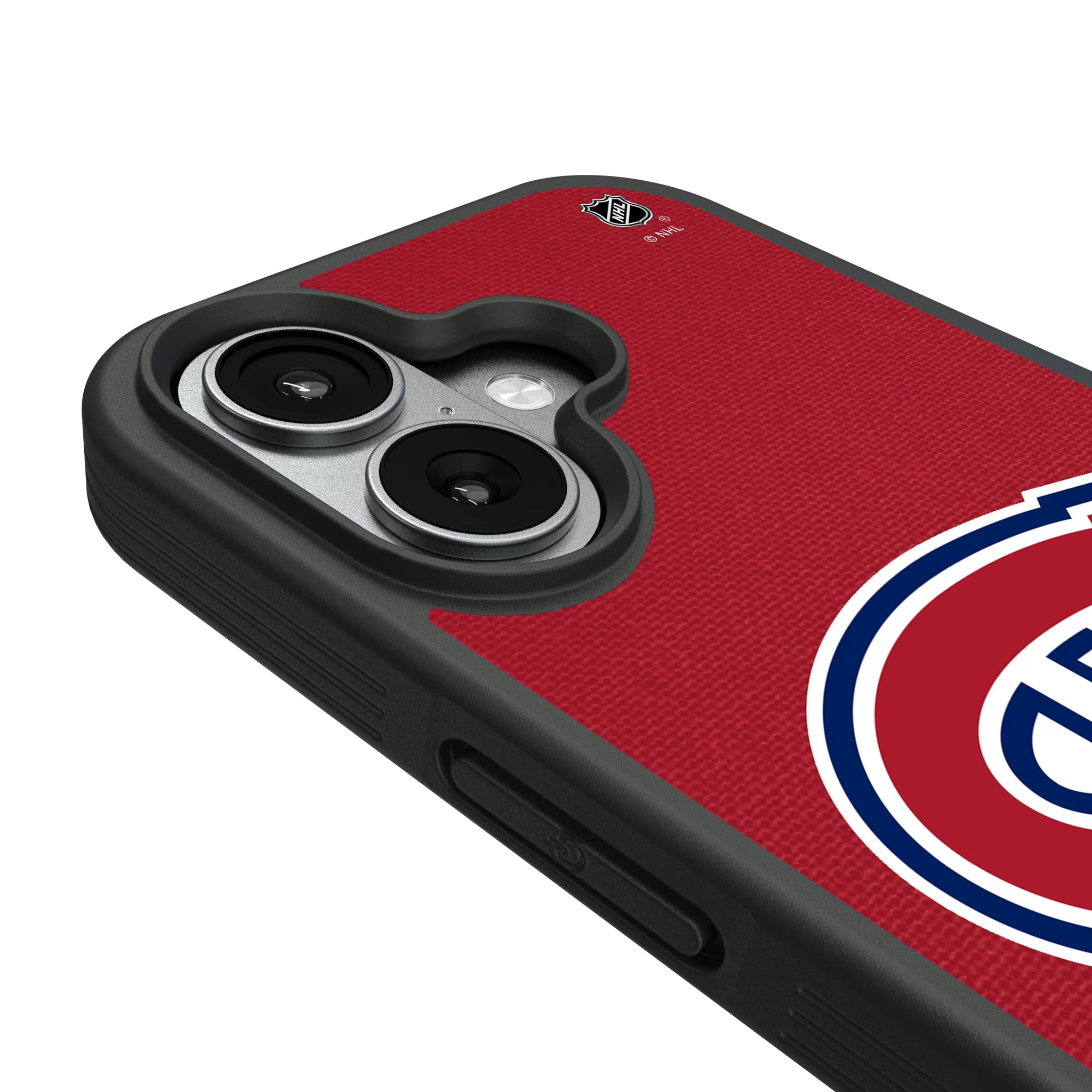 Montreal Canadiens Personalized Stripe iPhone Bump Phone Case for Apple iPhone - Detail#Device_iPhone 17