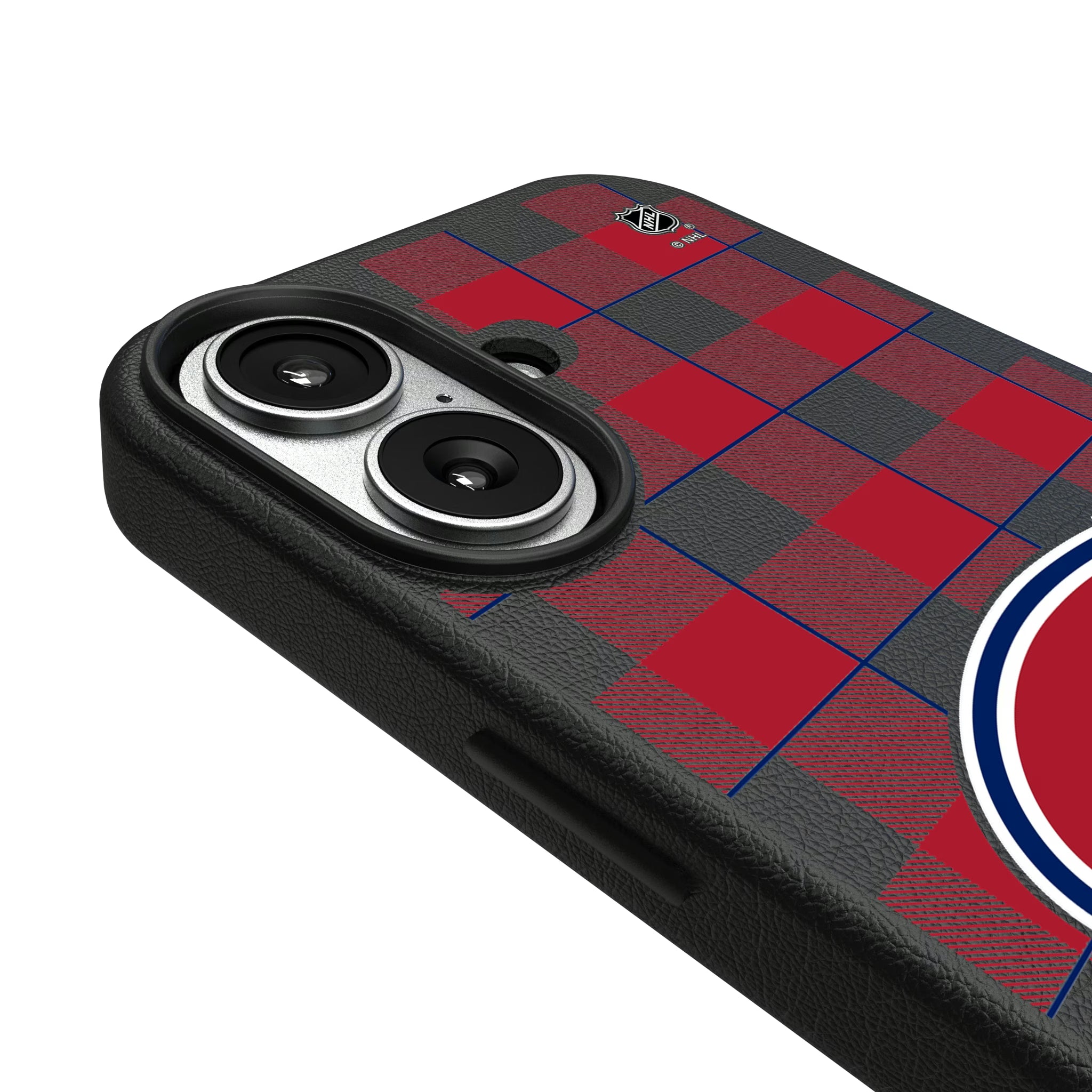 Montreal Canadiens Plaid iPhone MagSafe Compatible Phone Case for Apple iPhone - Detail#Device_iPhone 17