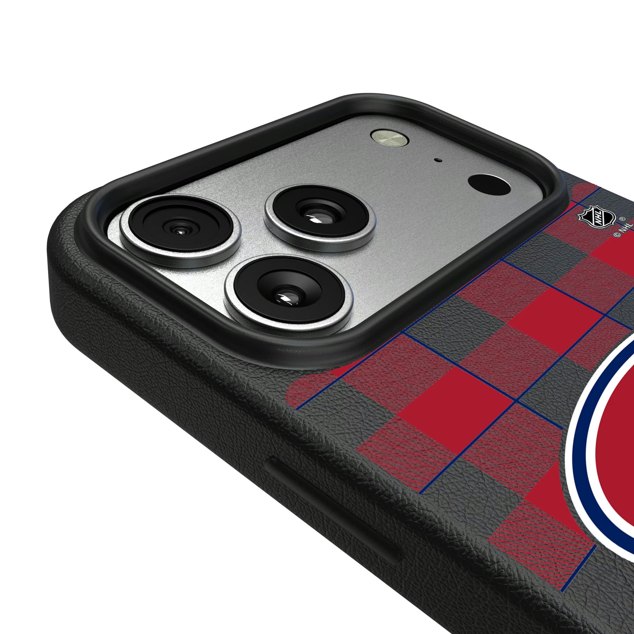 Montreal Canadiens Plaid iPhone MagSafe Compatible Phone Case for Apple iPhone - Detail#Device_iPhone 17 Pro Max