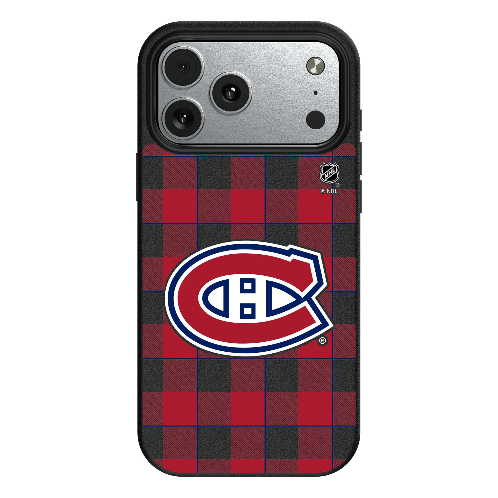 Montreal Canadiens Plaid iPhone MagSafe Compatible Phone Case for Apple iPhone#Device_iPhone 17 Pro Max