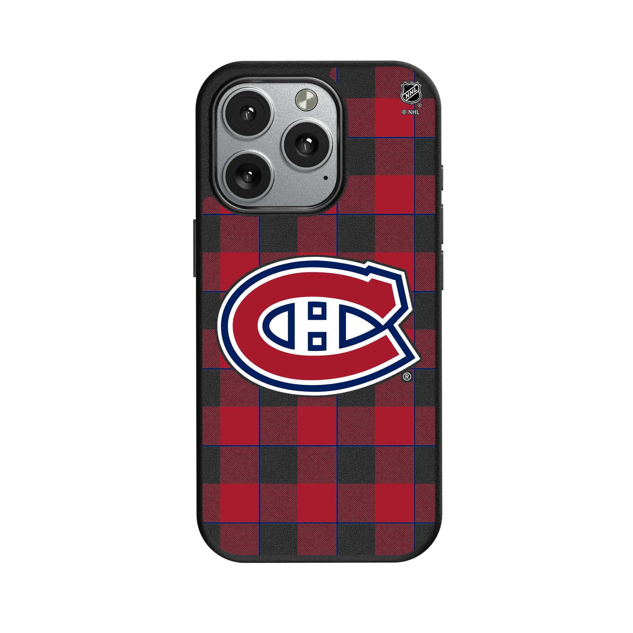 Montreal Canadiens Plaid iPhone MagSafe Compatible Phone Case for Apple iPhone