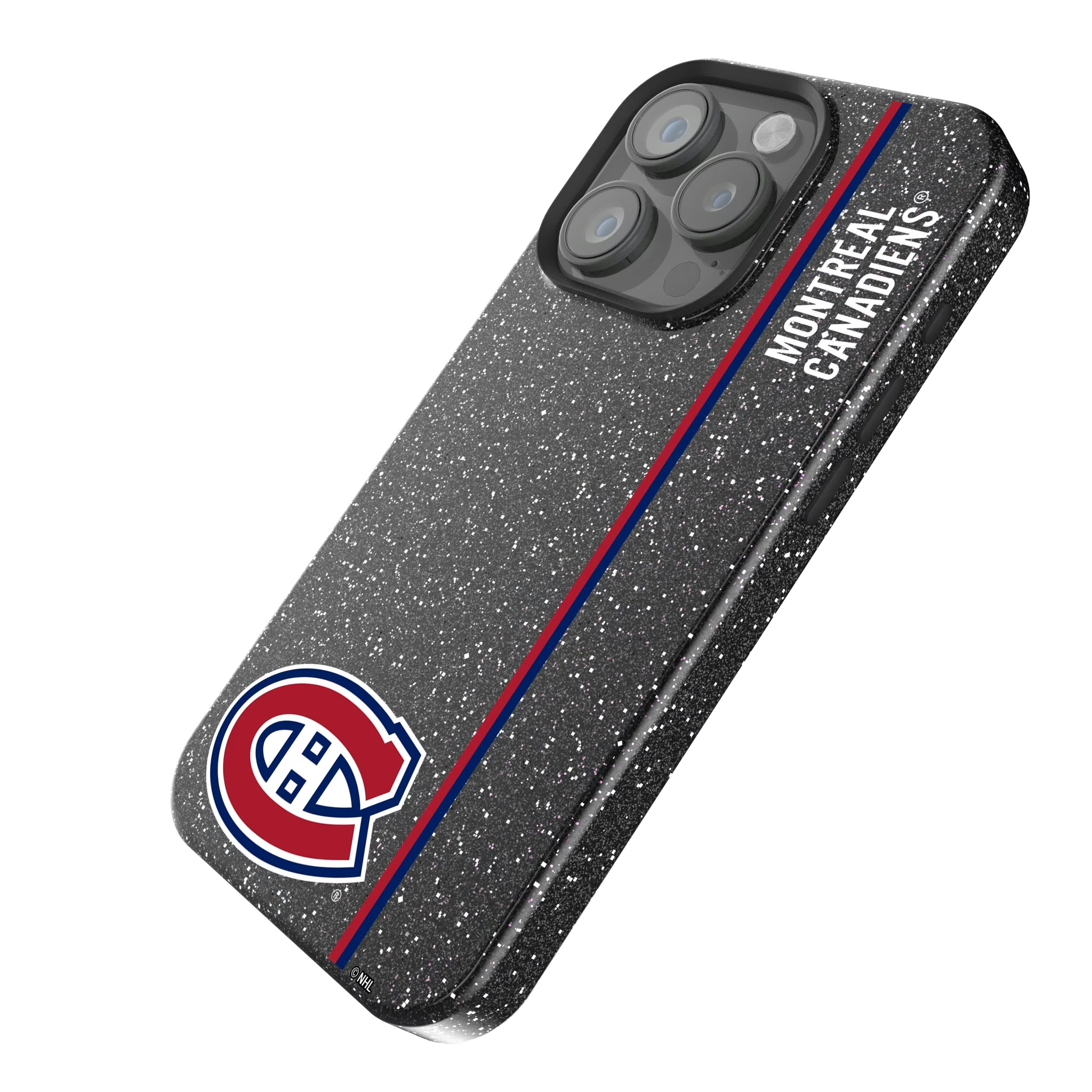 Montreal Canadiens Sidebar iPhone Bling Phone Case for Apple iPhone - Isometric View