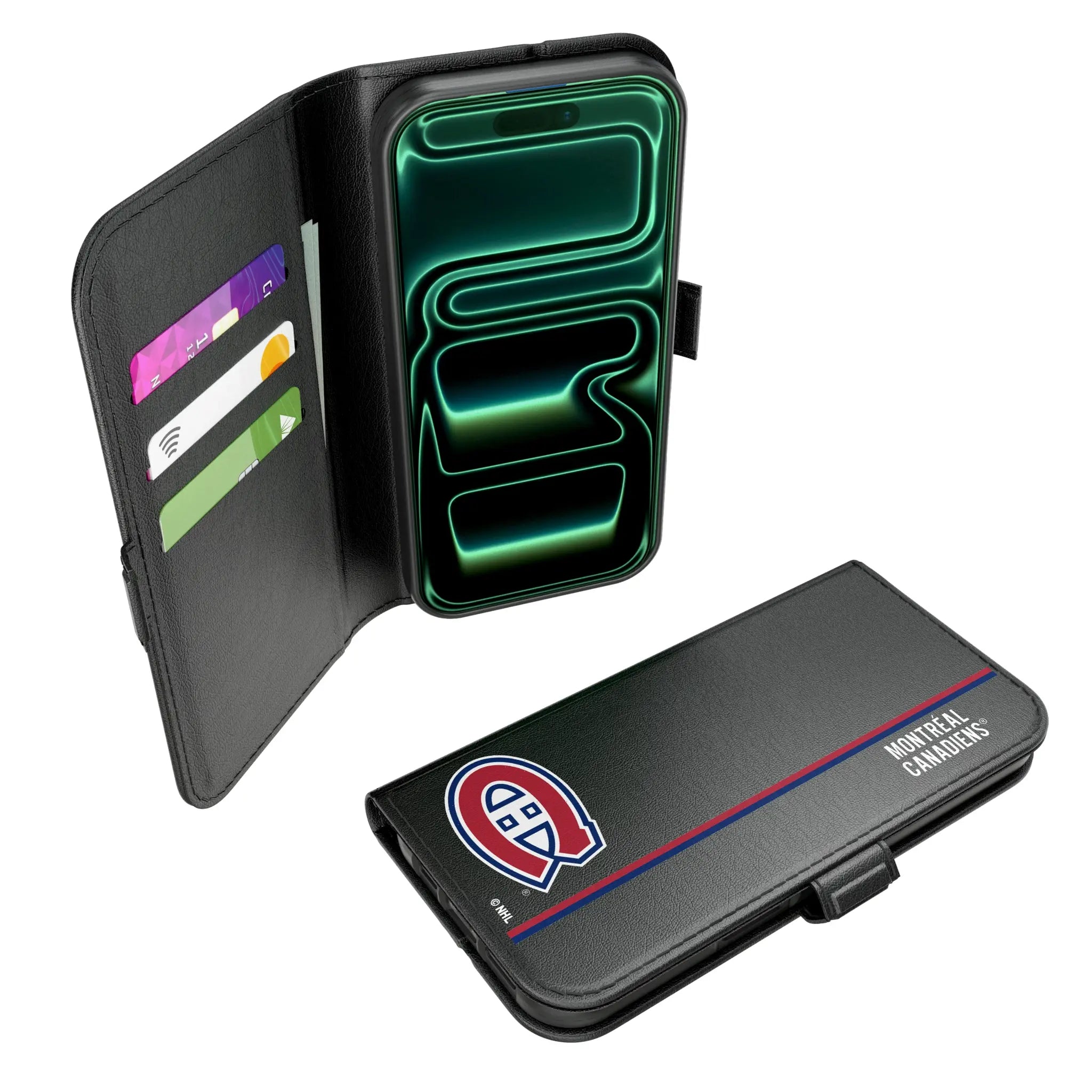 Montreal Canadiens Sidebar iPhone Folio Phone Case for Apple iPhone#Device_iPhone 17