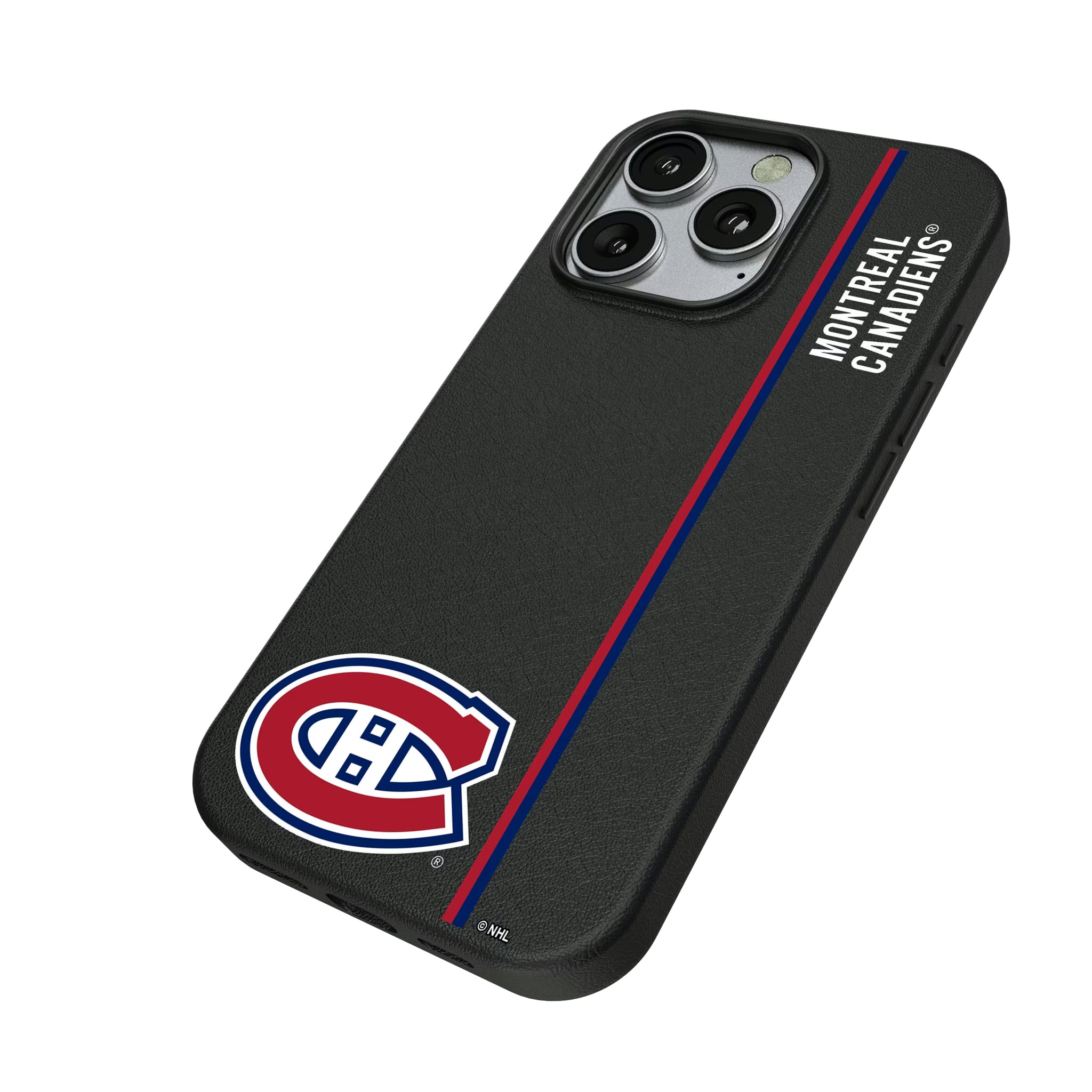 Montreal Canadiens Sidebar iPhone MagSafe Compatible Phone Case for Apple iPhone - Isometric View