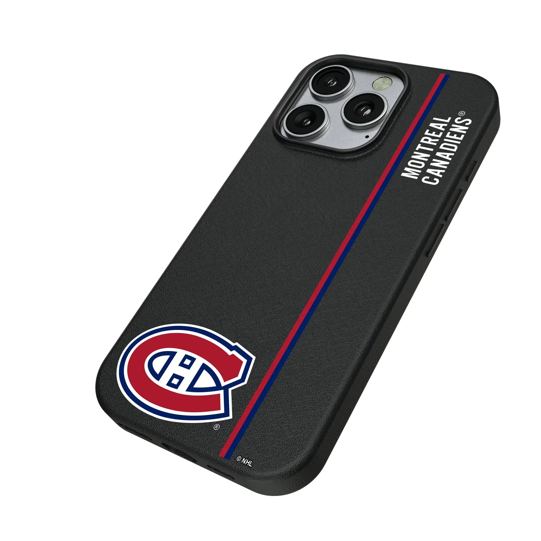 Montreal Canadiens Sidebar iPhone MagSafe Compatible Phone Case for Apple iPhone - Isometric View