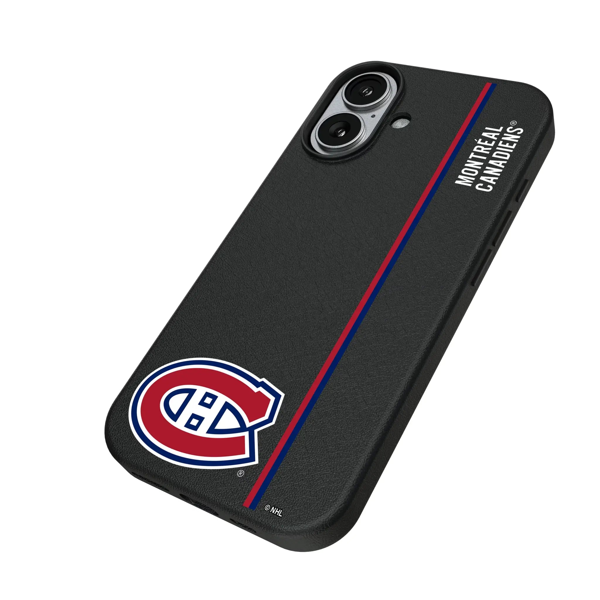 Montreal Canadiens Sidebar iPhone MagSafe Compatible Phone Case for Apple iPhone - Isometric View#Device_iPhone 17
